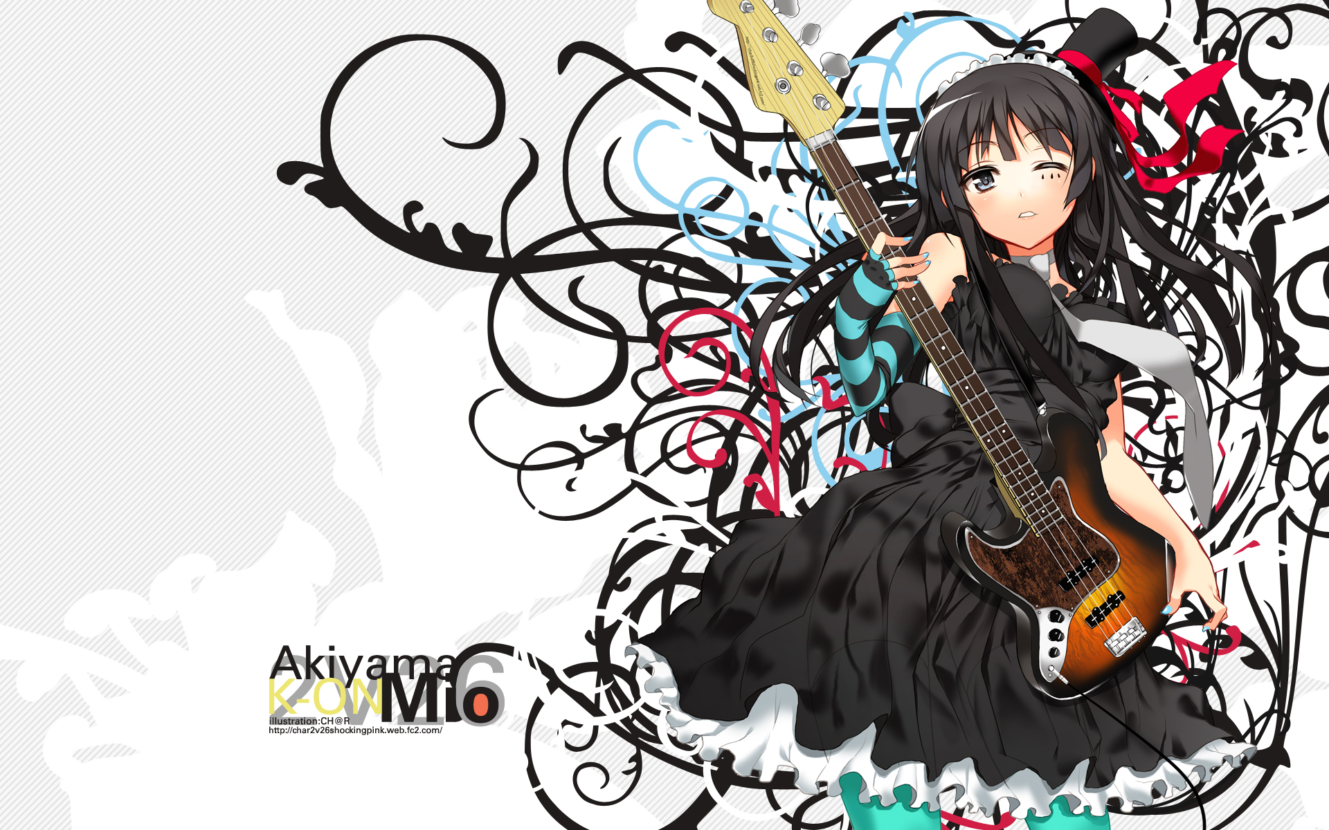 Anime Girls With Guitar - HD Wallpaper 