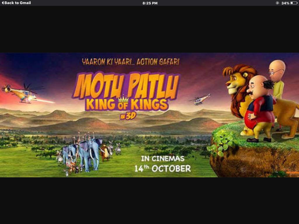 Motu Patlu King Of Kings 2016 - HD Wallpaper 
