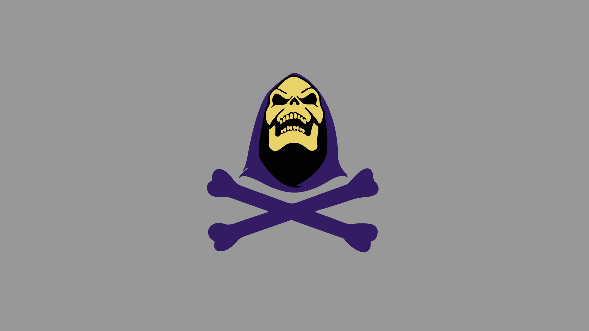 Gray Background, Skeletor Wallpapers And Images - He Man Skeletor Hd - HD Wallpaper 