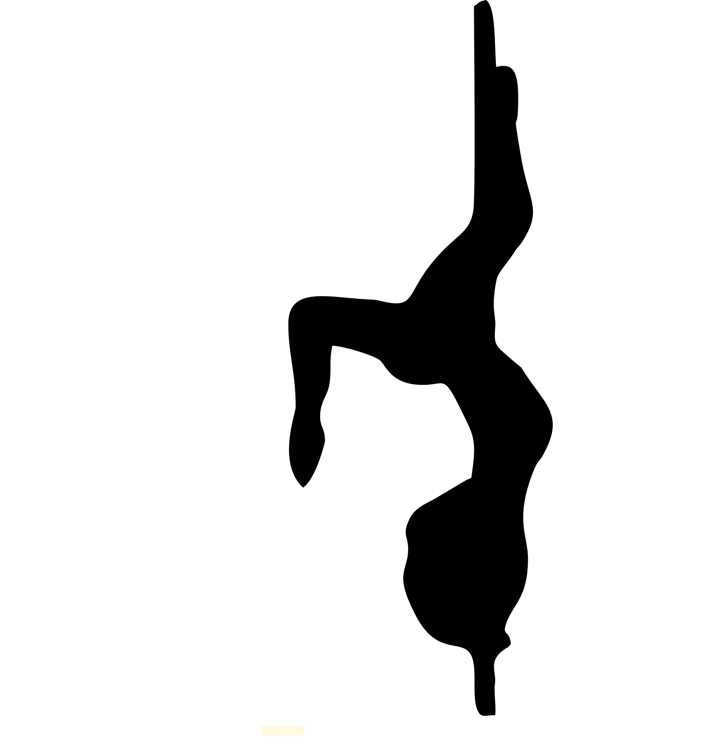 Sexy Lady Silhouette Pole Dancer Laptop Vinyl Car Camper - Pole Dancing Clipart Gif - HD Wallpaper 