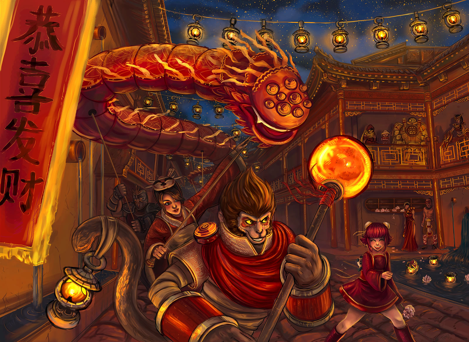 League Of Legends Wukong Fan Art - HD Wallpaper 