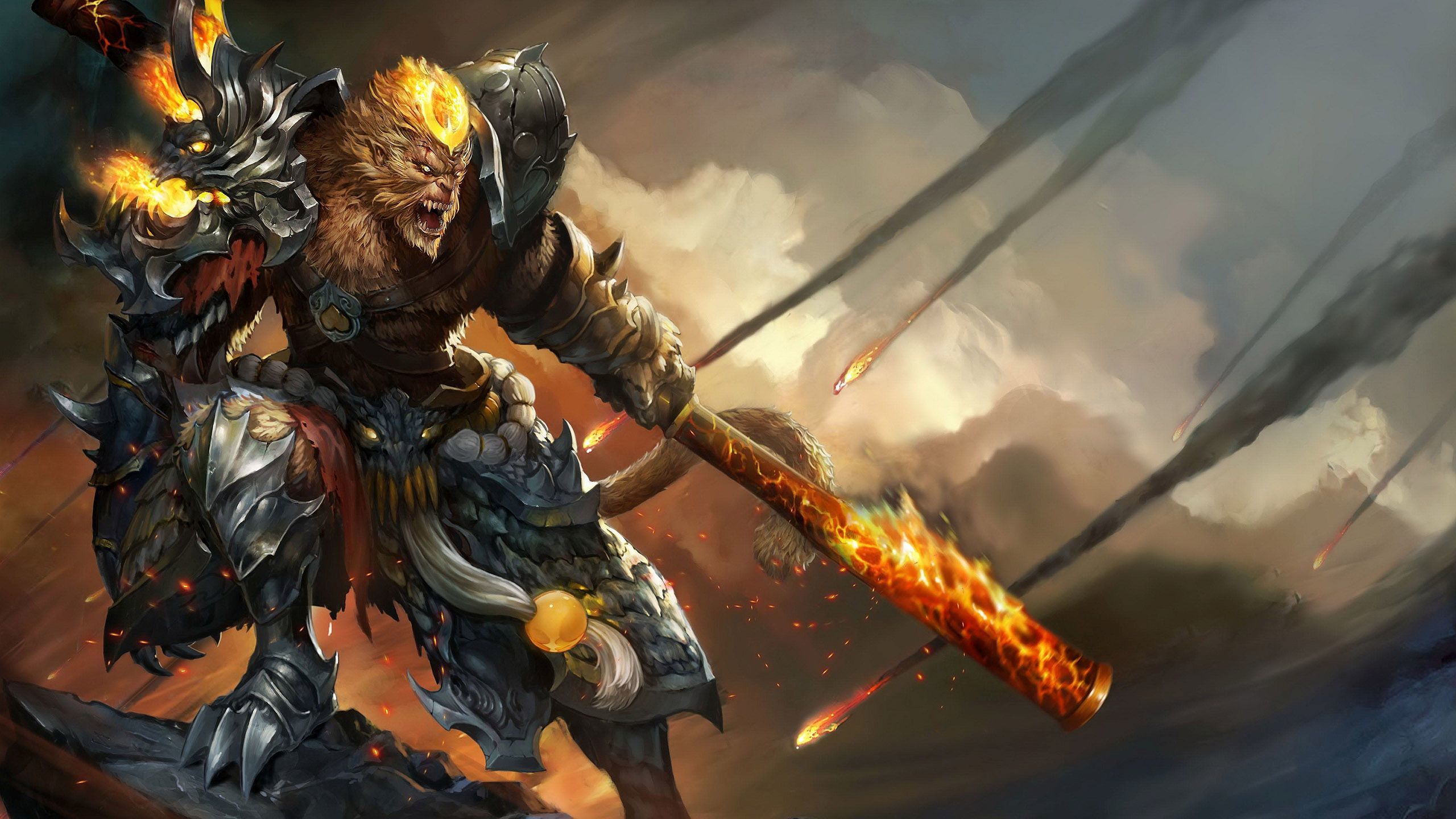 League Of Legends - League Of Legends Wukong Background - HD Wallpaper 