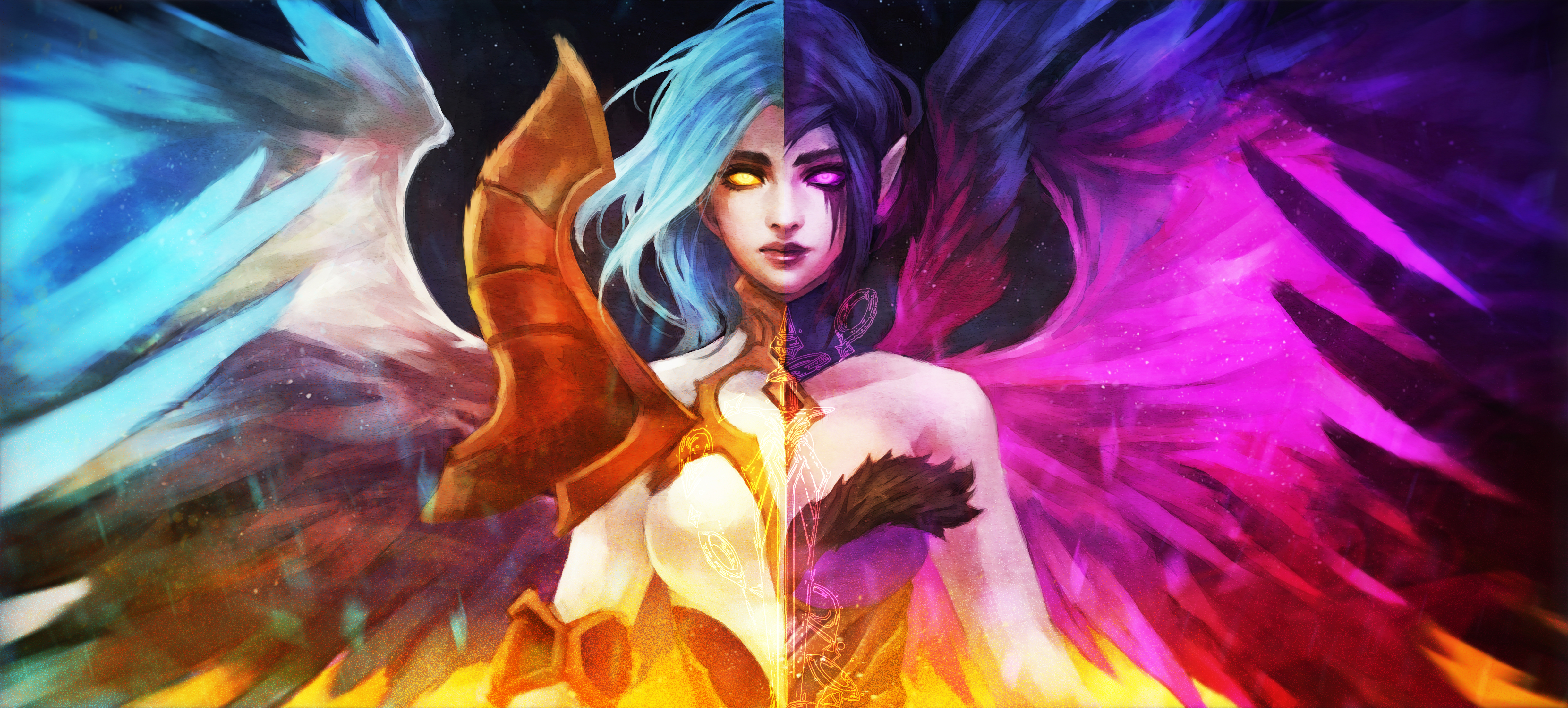 Kayle And Morgana Icon - HD Wallpaper 