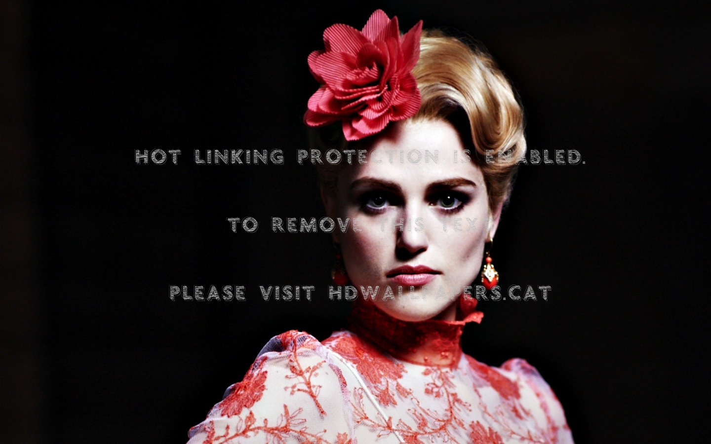 Katie Mcgrath Lucy Westenra Flower Woman Tv - Creepy Girl With White Eyes - HD Wallpaper 