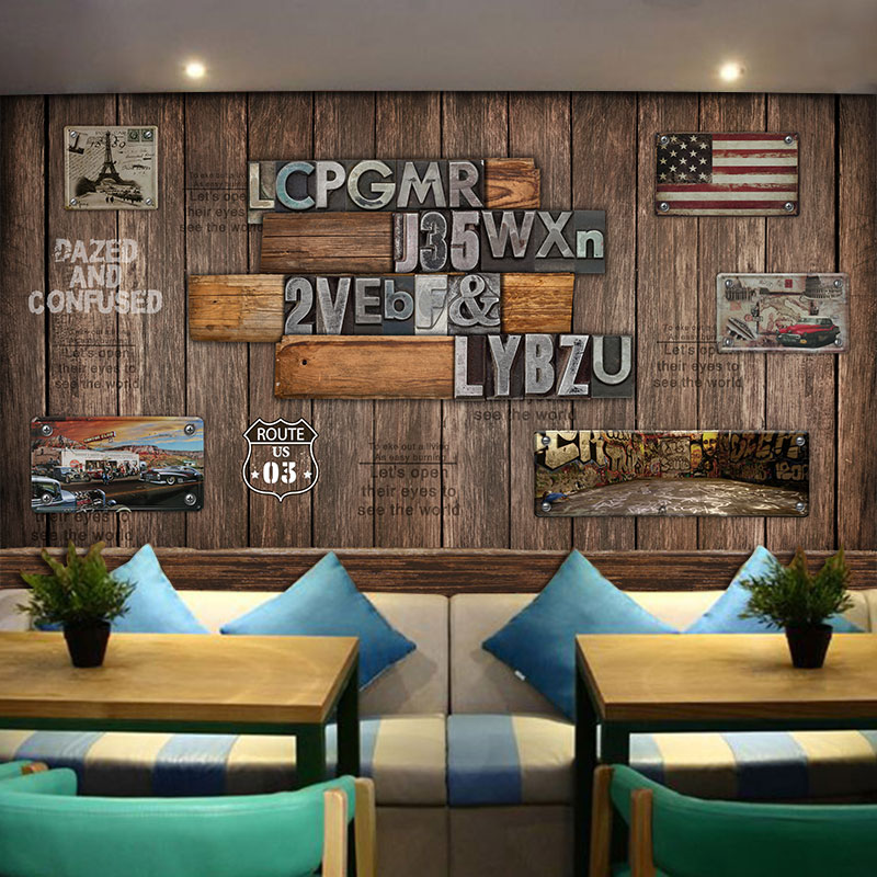 Real 3d Nature Wood Plank Design Finish Patterned Room - Wall - HD Wallpaper 