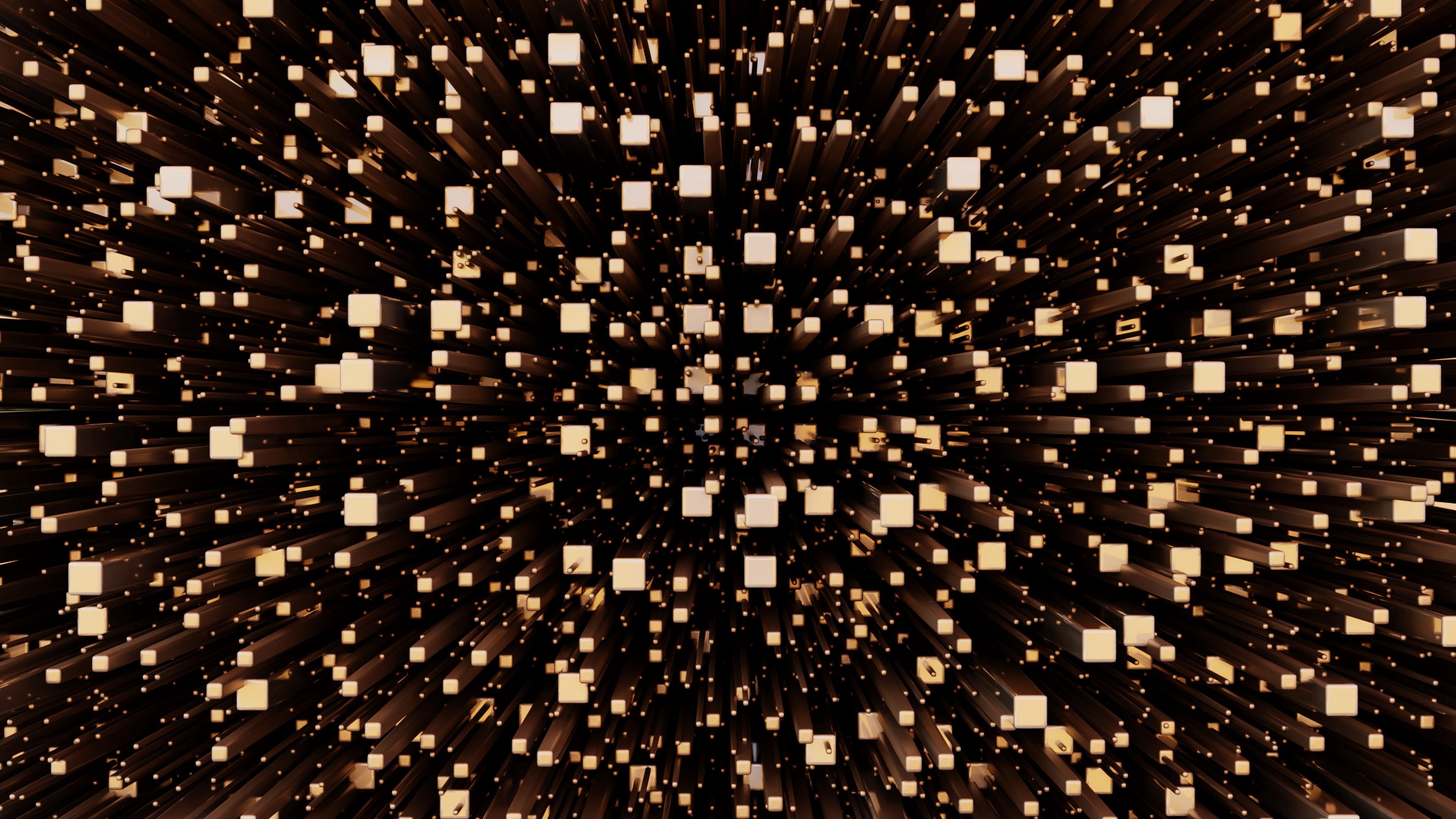 Structure, 3d, Shapes, Depth, Abstraction - Wallpaper - HD Wallpaper 