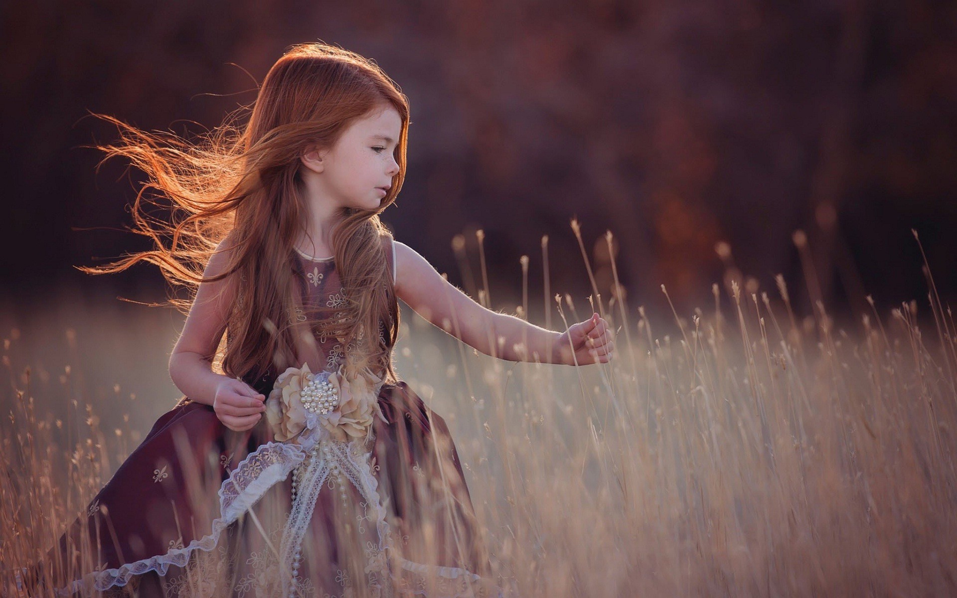 Cute Baby Girl Pictures For Facebook Profile Weneedfun - Baby Girl In  Nature Hd - 1920x1200 Wallpaper 