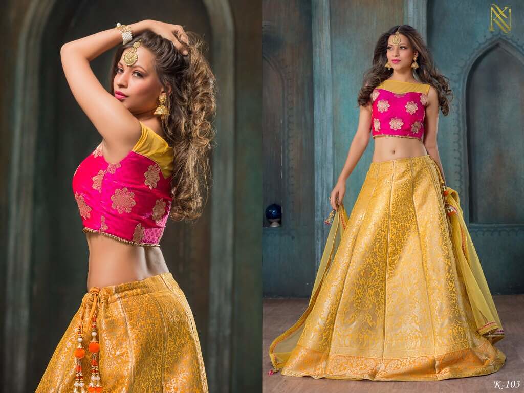 Blouse Pattern On Lehenga - HD Wallpaper 
