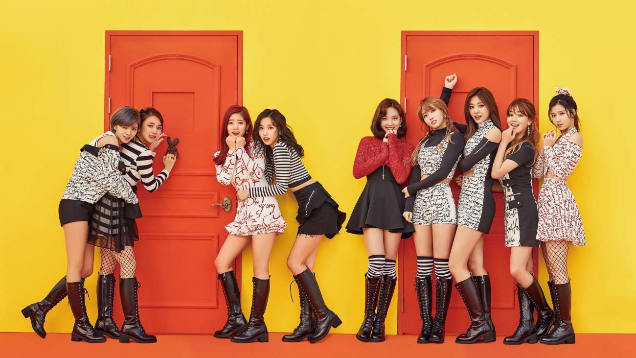 Cute Girls From The Girl Group Twice - Twice Album Knock Knock - HD Wallpaper 