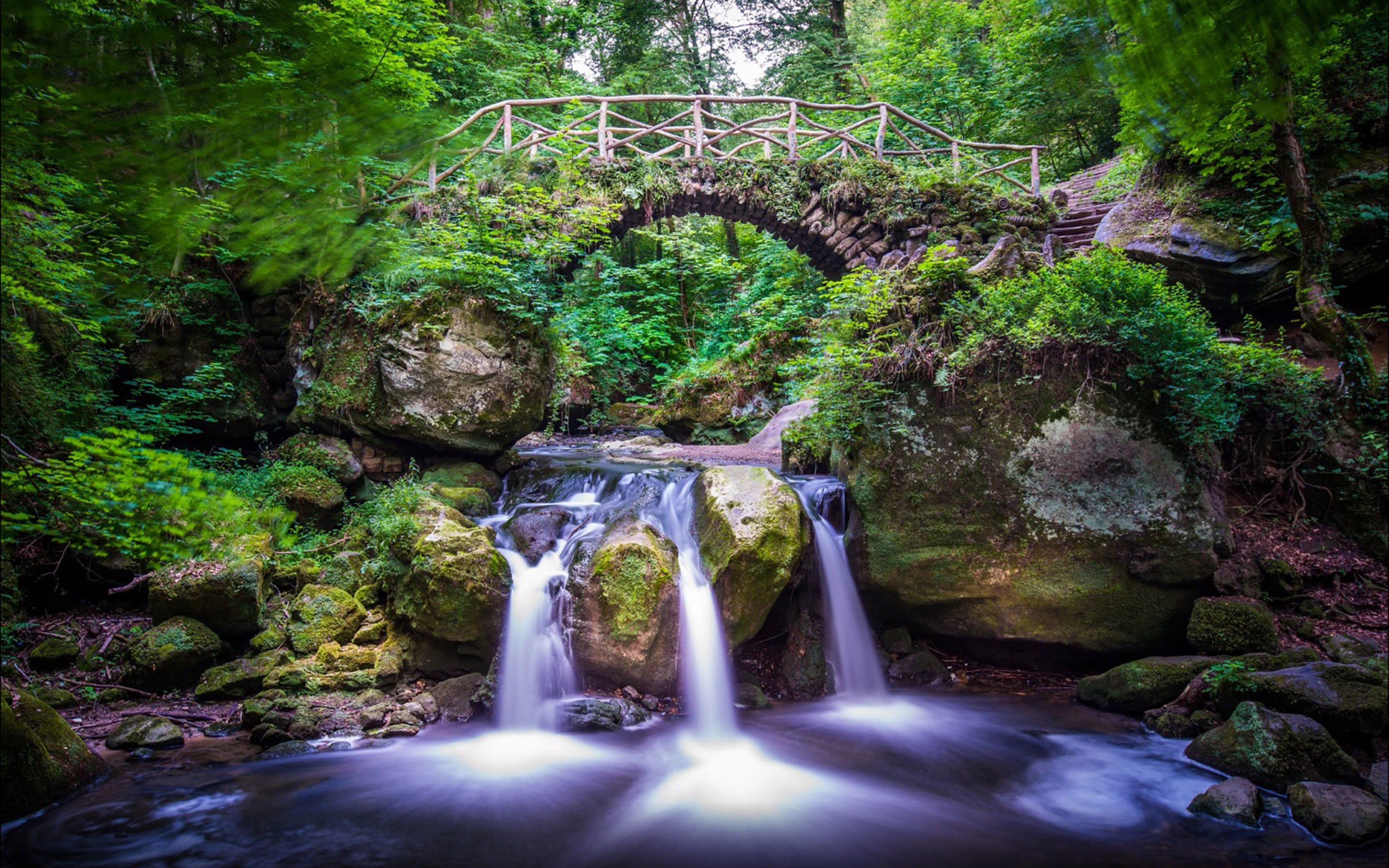 Schiessentümpel/ Schéissendëmpel Waterfall - HD Wallpaper 