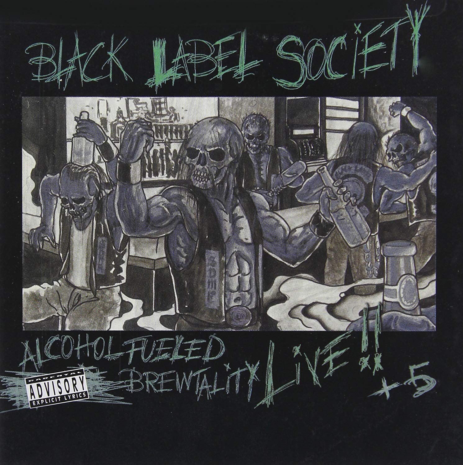 Black Label Society Alcohol Fueled Brewtality - HD Wallpaper 