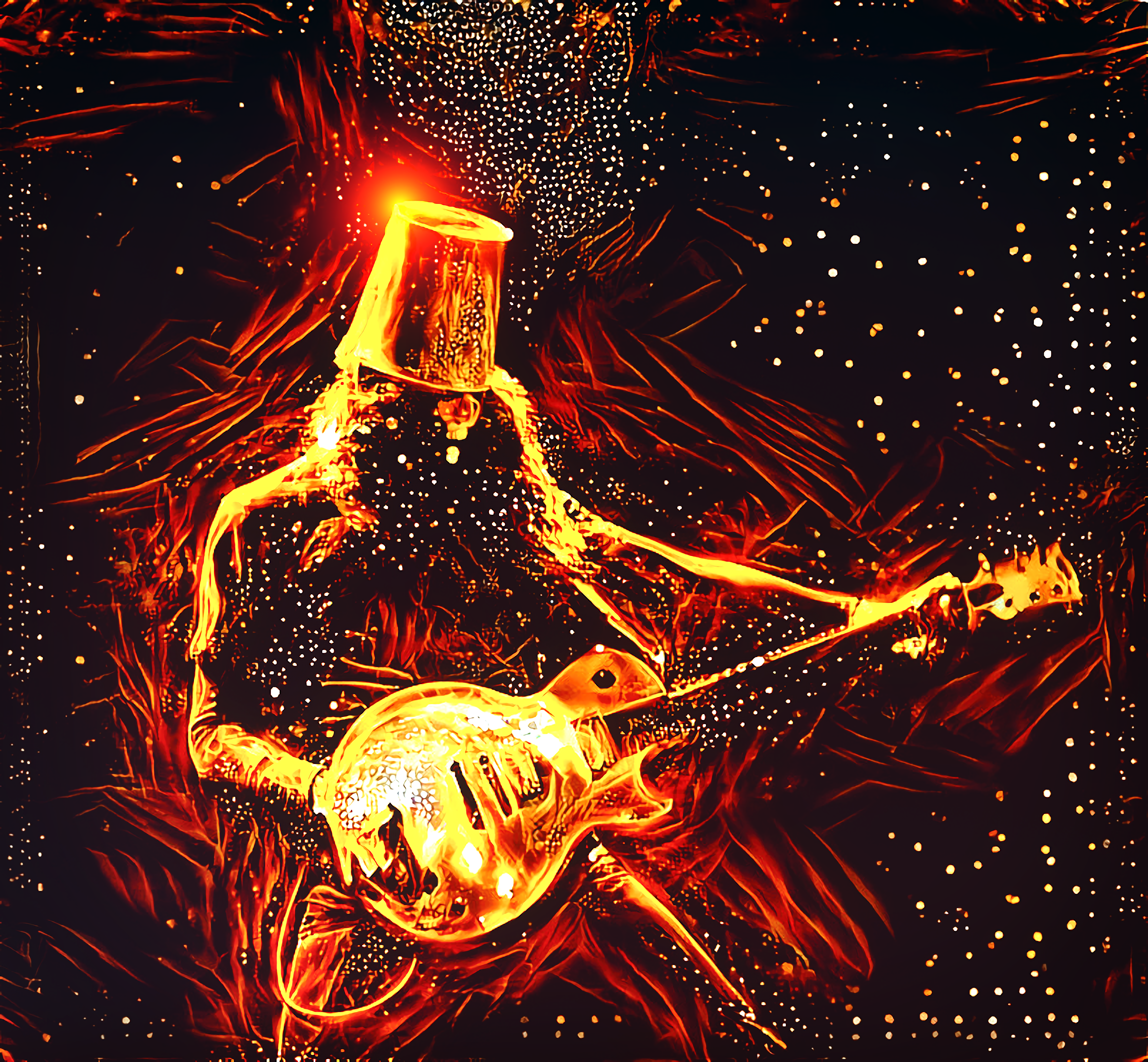 Buckethead Art - HD Wallpaper 