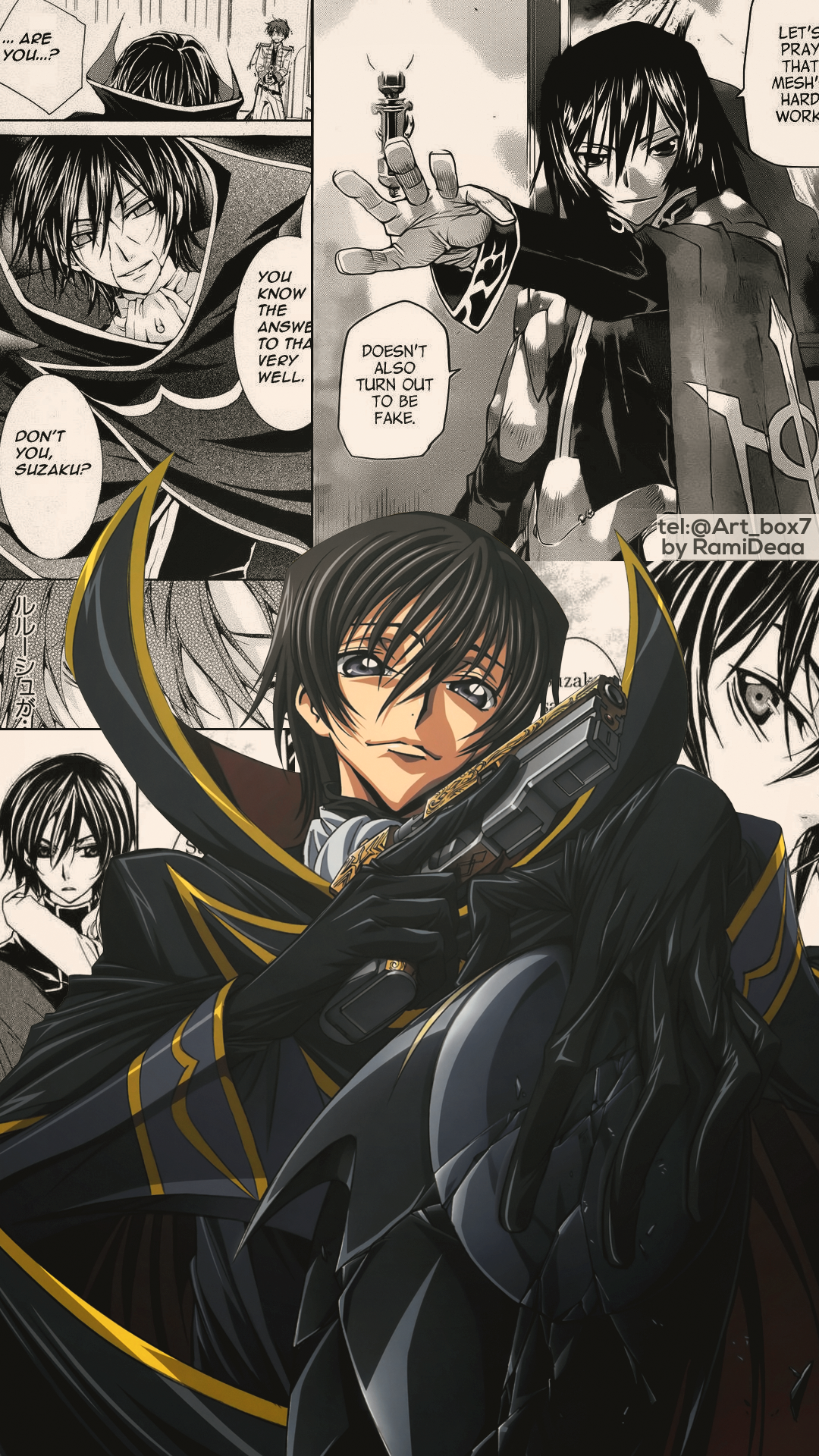 Code Geass Manga Panel - HD Wallpaper 