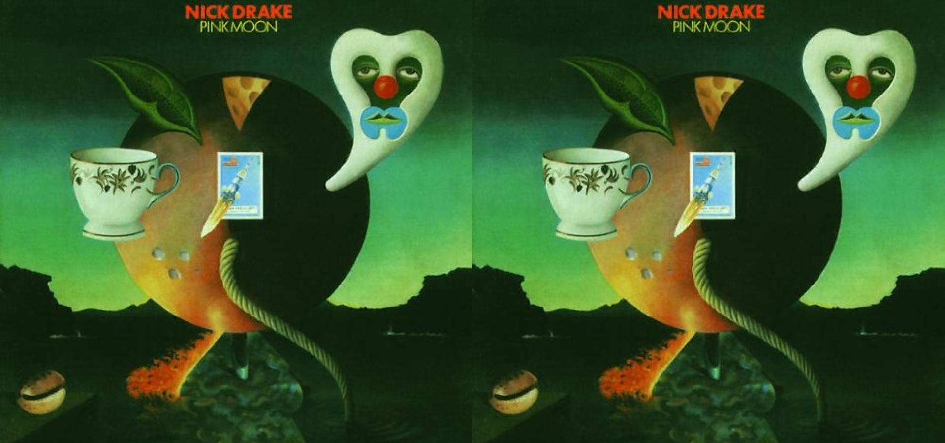 Artwork Pink Moon Nick Drake - HD Wallpaper 