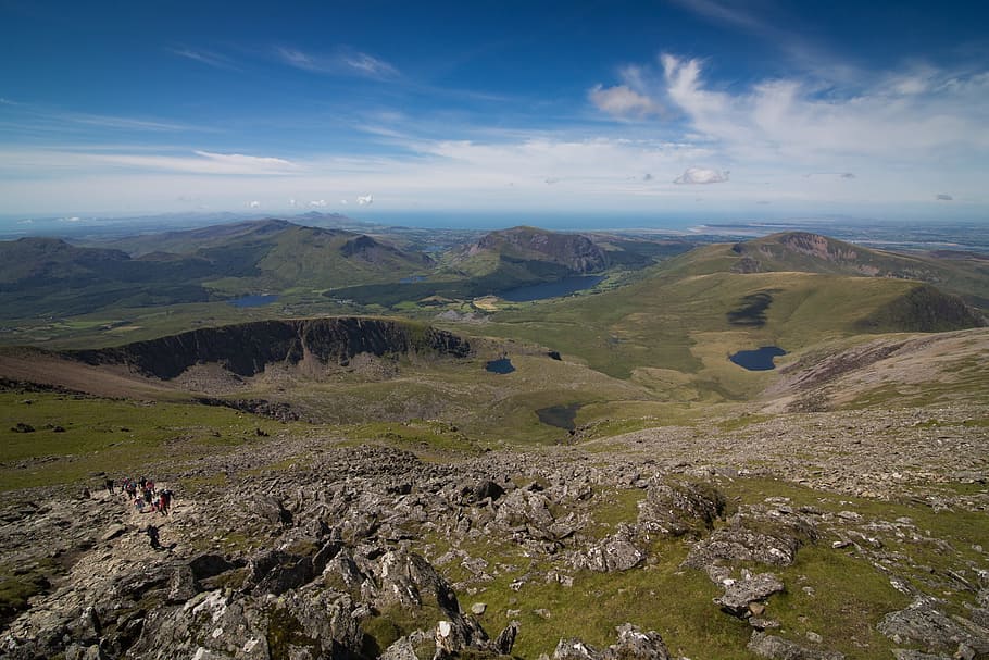 Snowdonia, Mountain, Wales, Landscape, Park, Scenic, - Snowdonia National Park - HD Wallpaper 