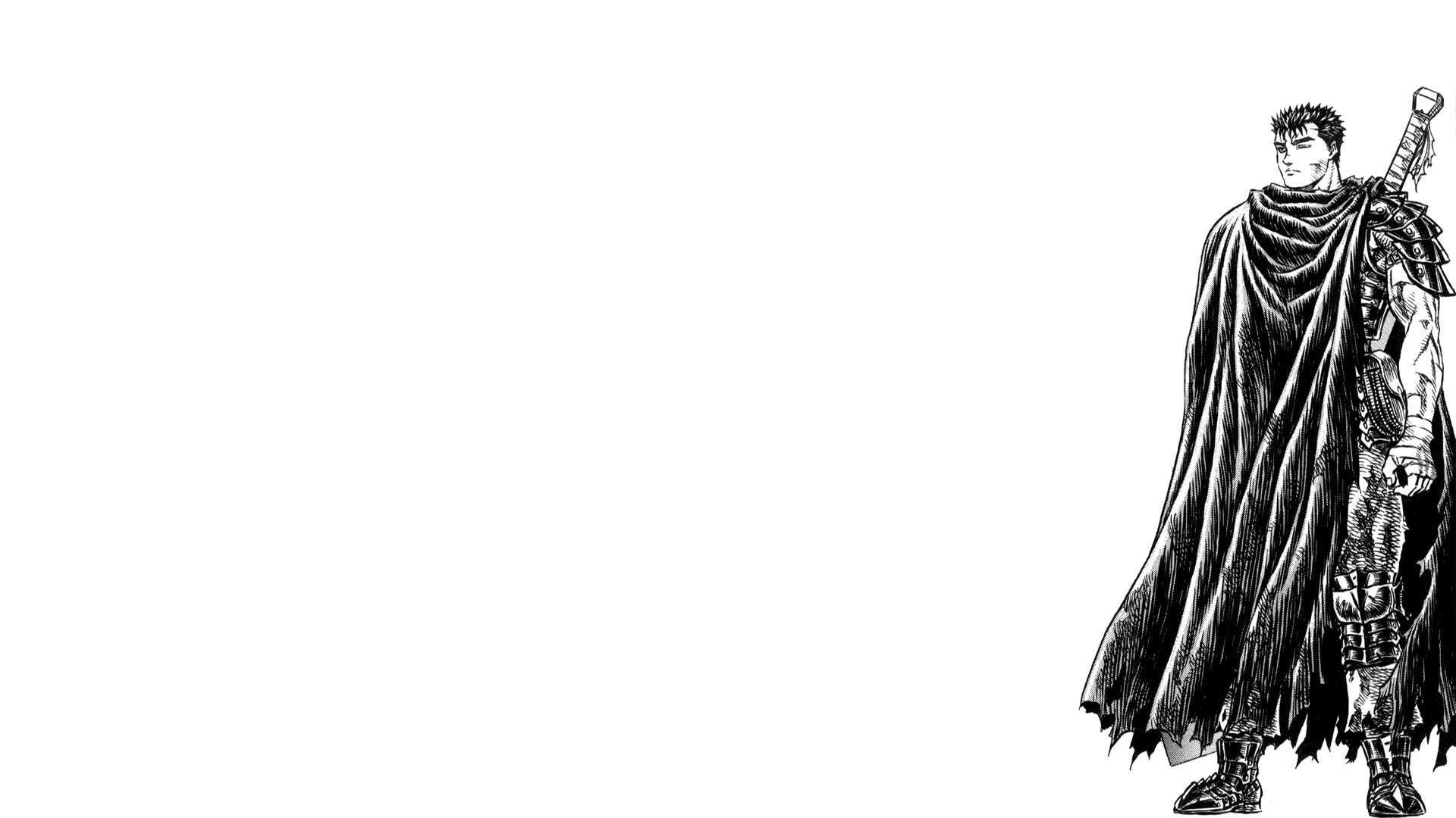 Berserk Wallpaper Black And White 1920x1080 Wallpaper Teahub Io