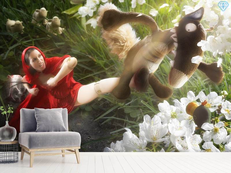 Photo Wallpaper Little Red Nutcracker - Wallpaper - HD Wallpaper 