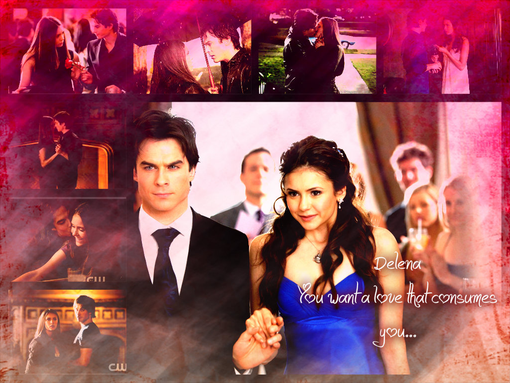 Delena Always And Forever - Elena Gilbert Dance With Damon - HD Wallpaper 