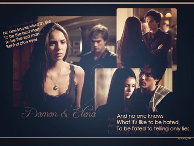 ♥ Delena ♥ - Vampire Diaries Season 2 - HD Wallpaper 