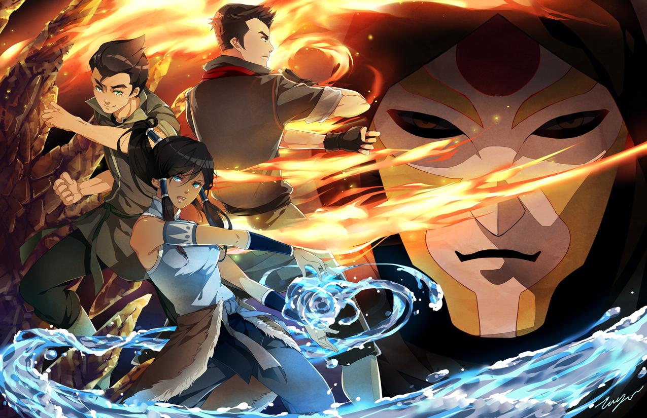 Legend Of Korra	 5 Wide Wallpaper - Avatar A Lenda De Korra Livro 1 - HD Wallpaper 