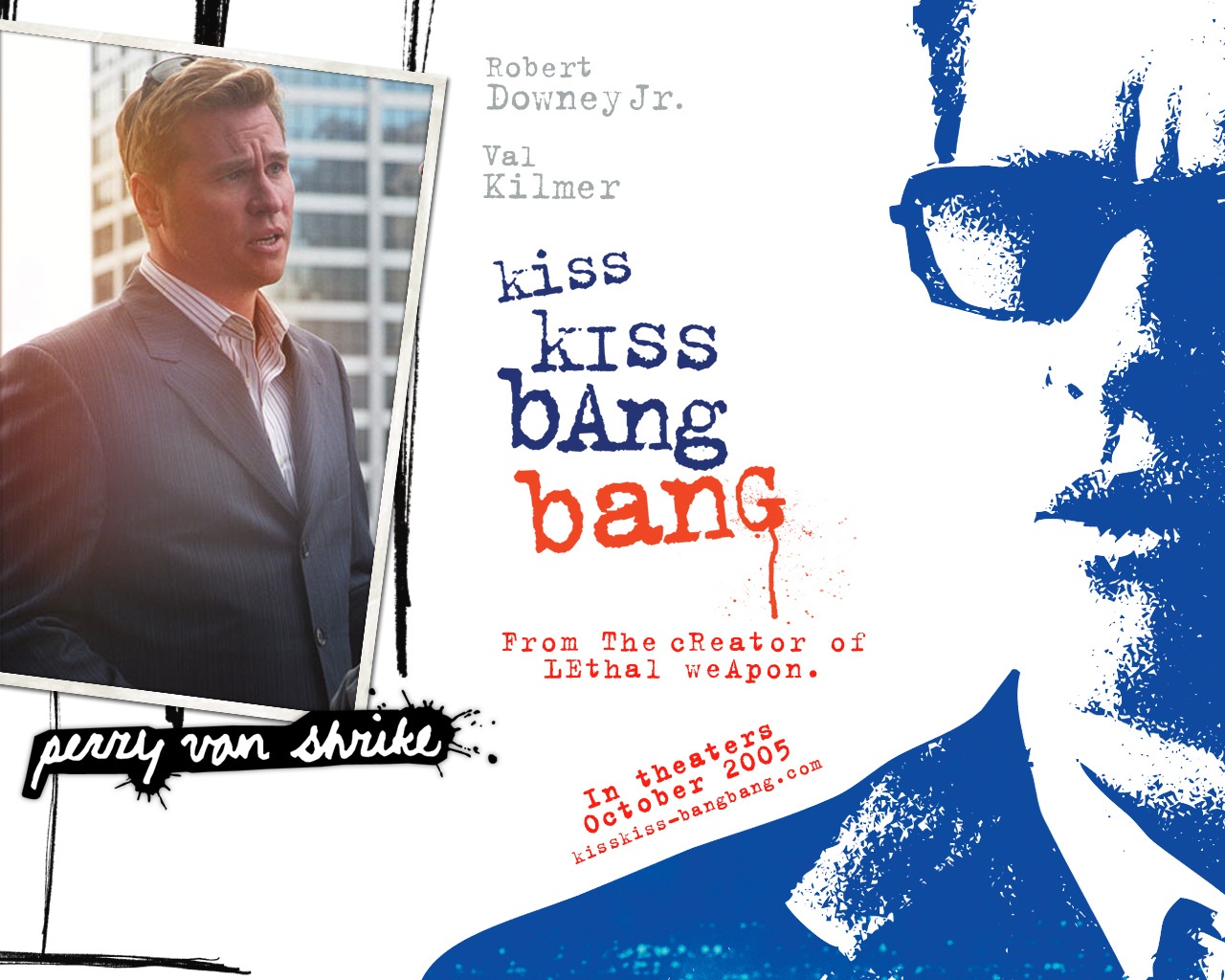 Kiss Kiss Bang Bang Poster - HD Wallpaper 