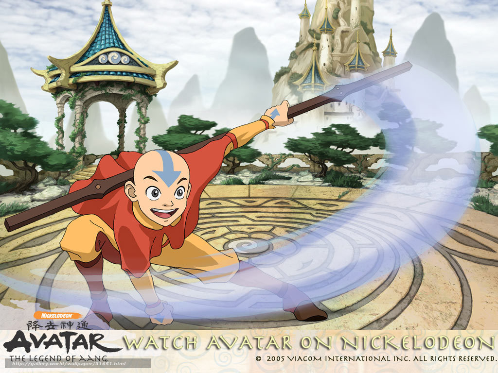 Descargar Gratis Avatar - Avatar The Last Airbender Aang On Game - HD Wallpaper 
