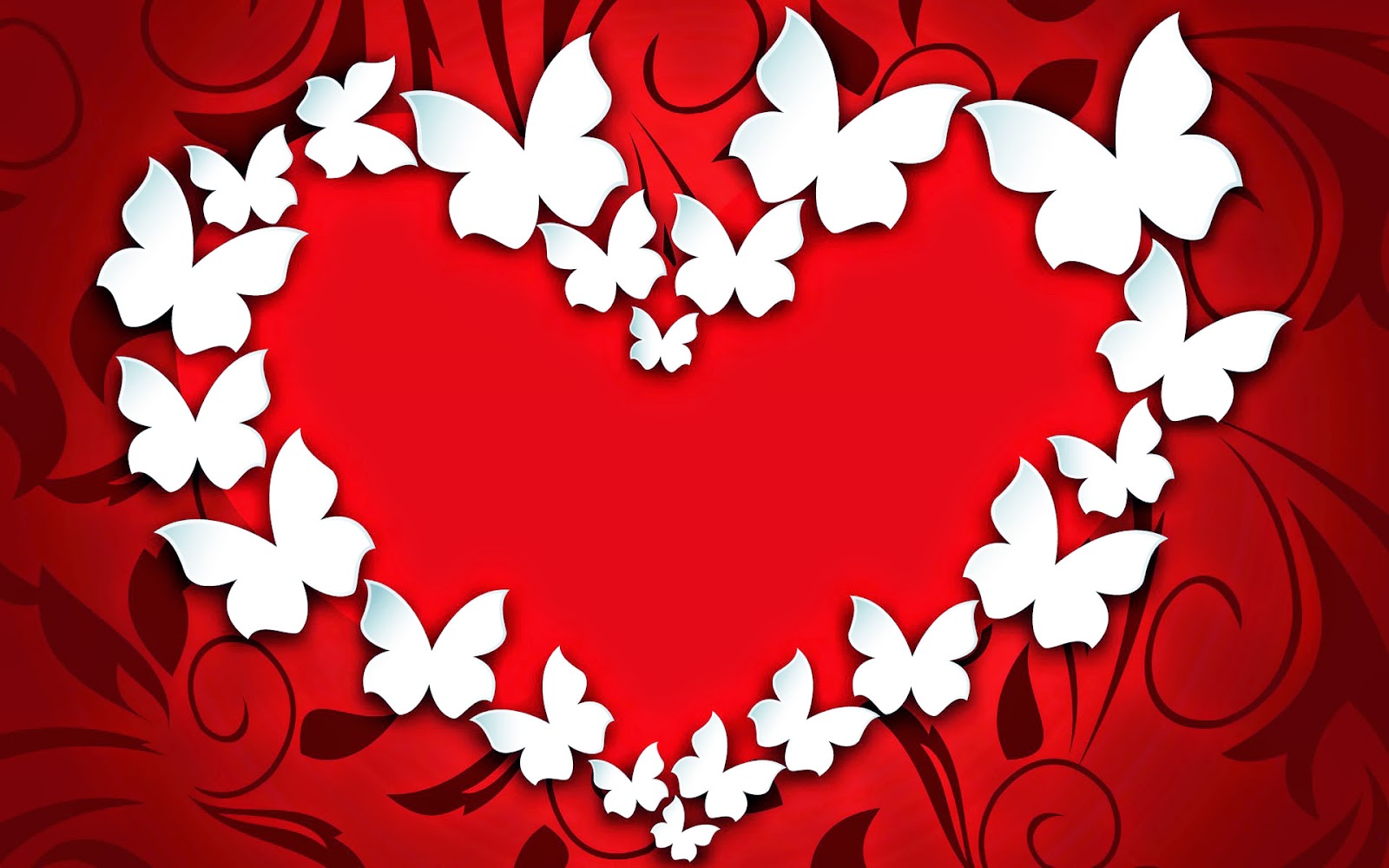 Liebe Herz Von 3d Schmetterlingen - गुड मॉर्निंग मेरी जान - HD Wallpaper 