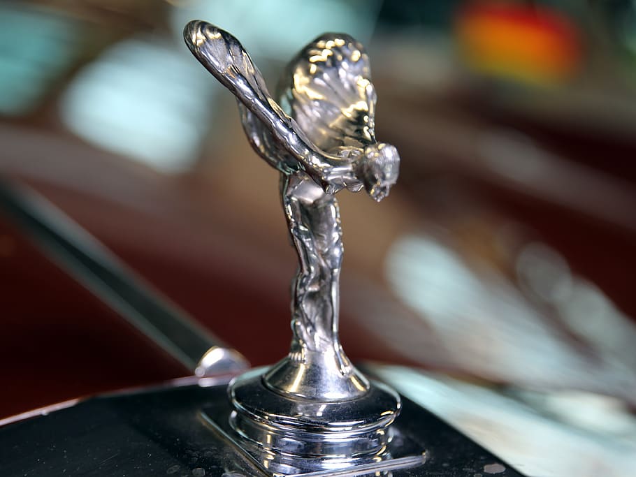 Cool Figure, Eleanor, Emily, Chrome, Silver, Metal, - Spirit Of Ecstasy - HD Wallpaper 
