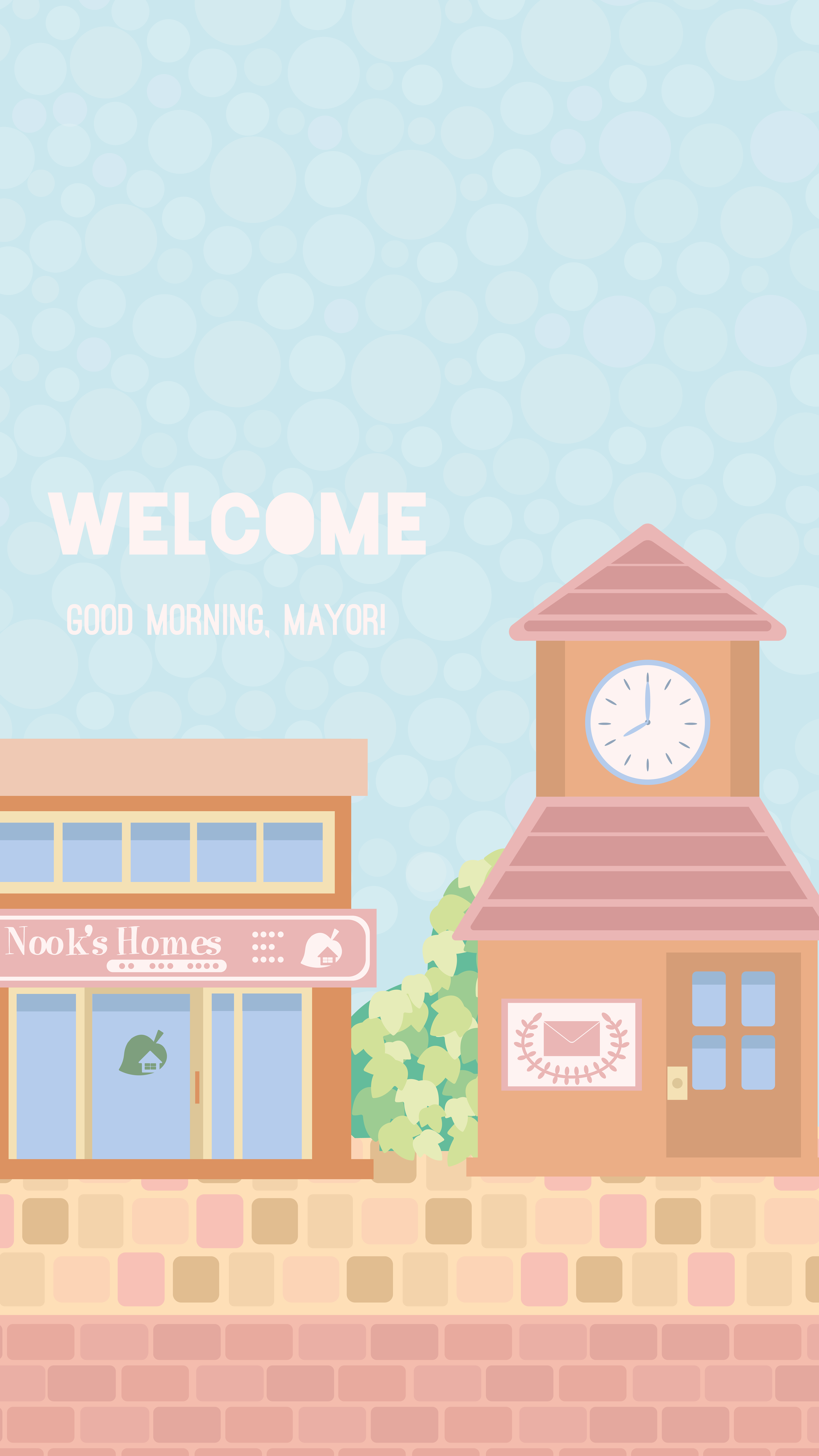 1080 X 1920 Px With Text - Iphone Animal Crossing Background - HD Wallpaper 