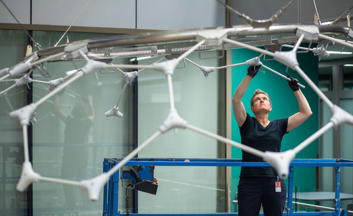 Jenny Sabin Microsoft Sculpture - Building - HD Wallpaper 