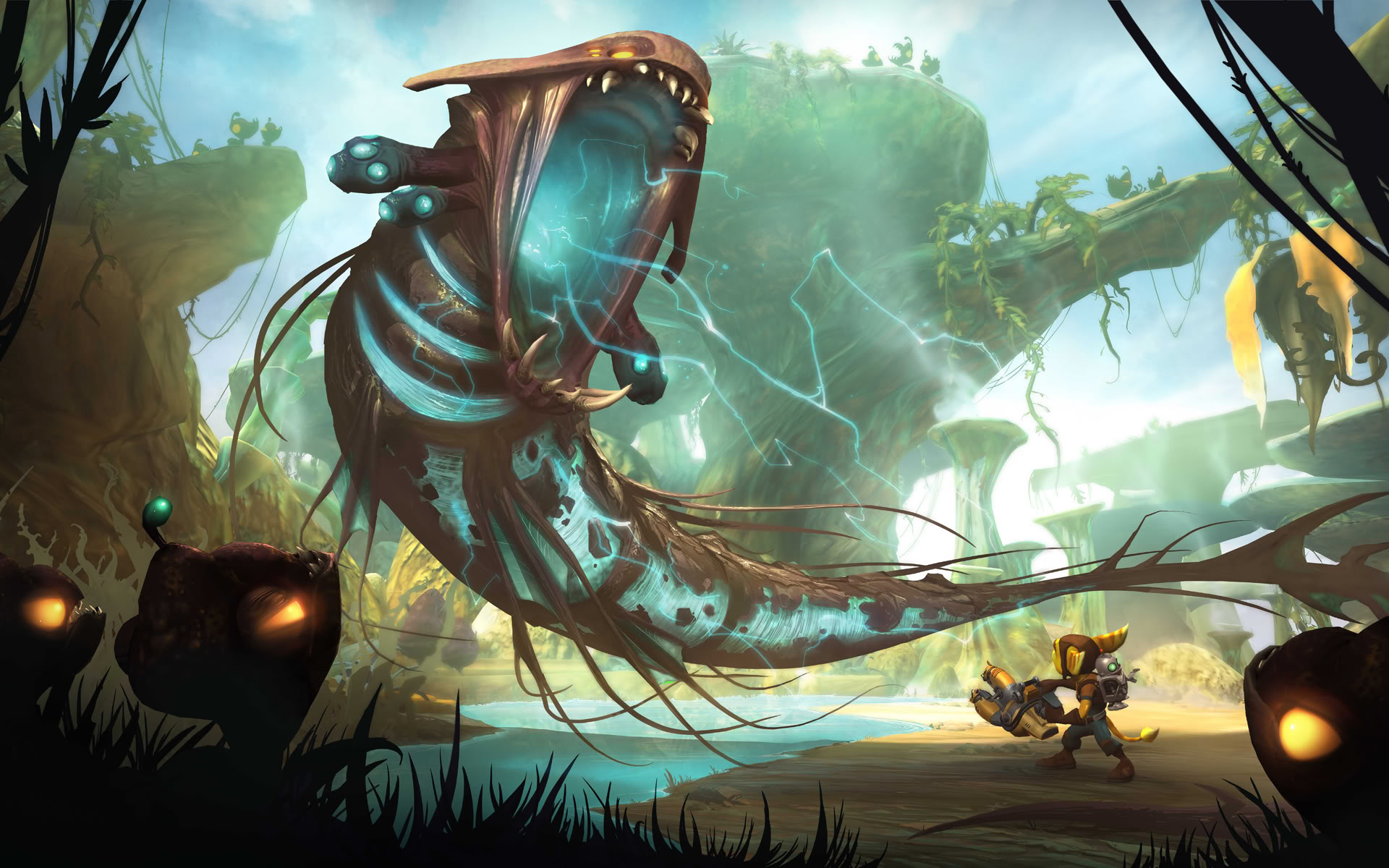 Ratchet And Clank Tools Of Destruction Leviathan - HD Wallpaper 