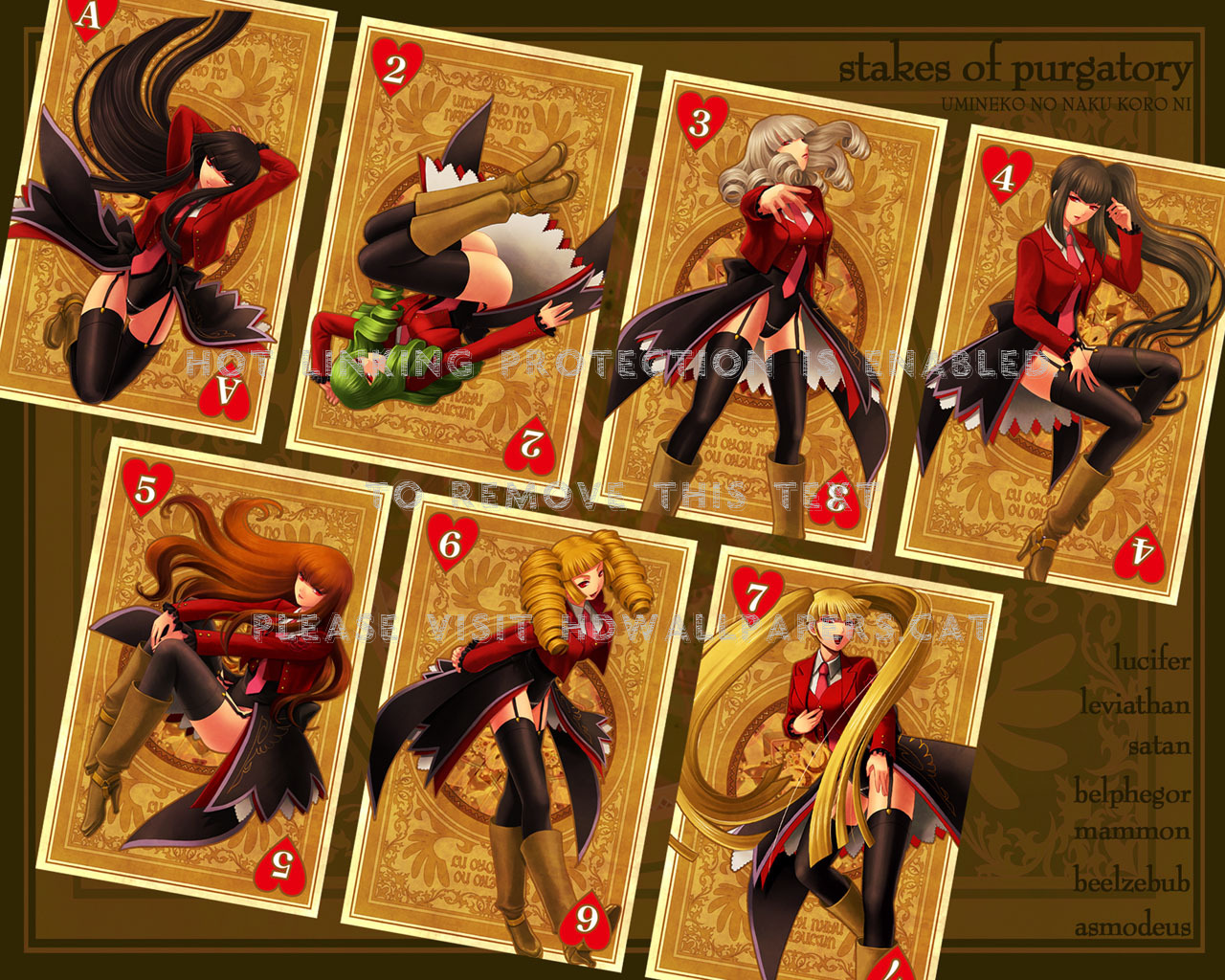 Stakes Of Purgatory Drill Hair Leviathan No - Umineko No Naku Koro Ni Stakes Of Purgatory - HD Wallpaper 