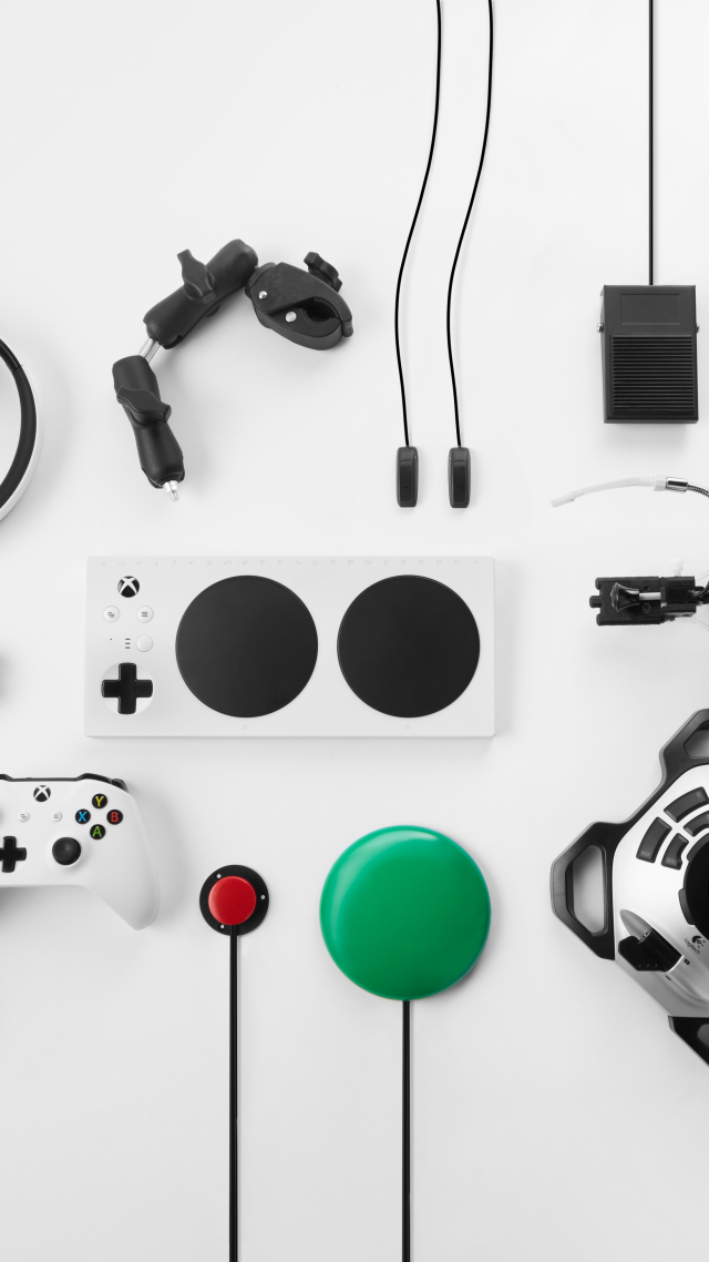 Xbox Adaptive Controller, Microsoft, 4k - Microsoft Adaptive Game Controller - HD Wallpaper 