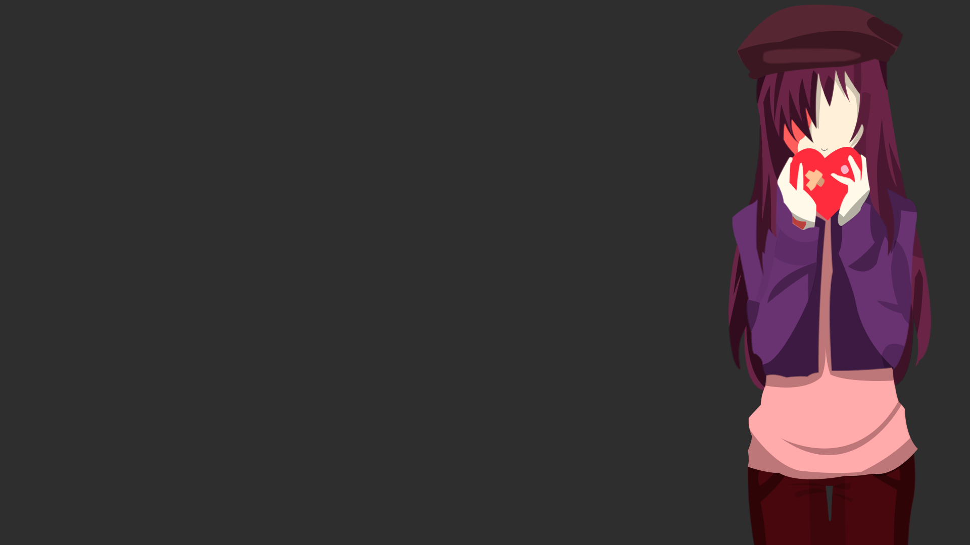 Katawa Shoujo Minimalist - HD Wallpaper 