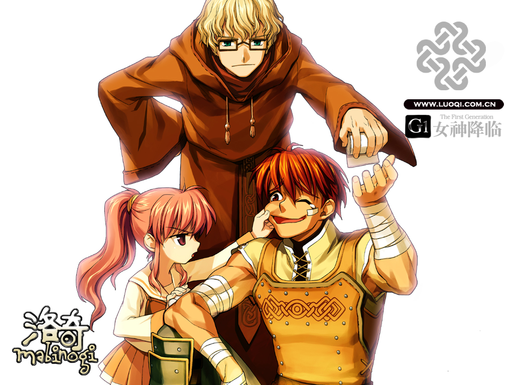 Brown Eyes Brown Hair Glasses Green Eyes Mabinogi Mari - Mabinogi - HD Wallpaper 