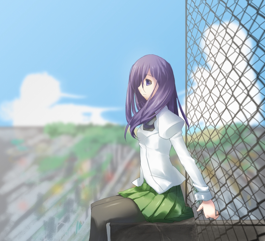 Katawa Shoujo Wallpaper - Katawa Shoujo Alpha Hanako - HD Wallpaper 