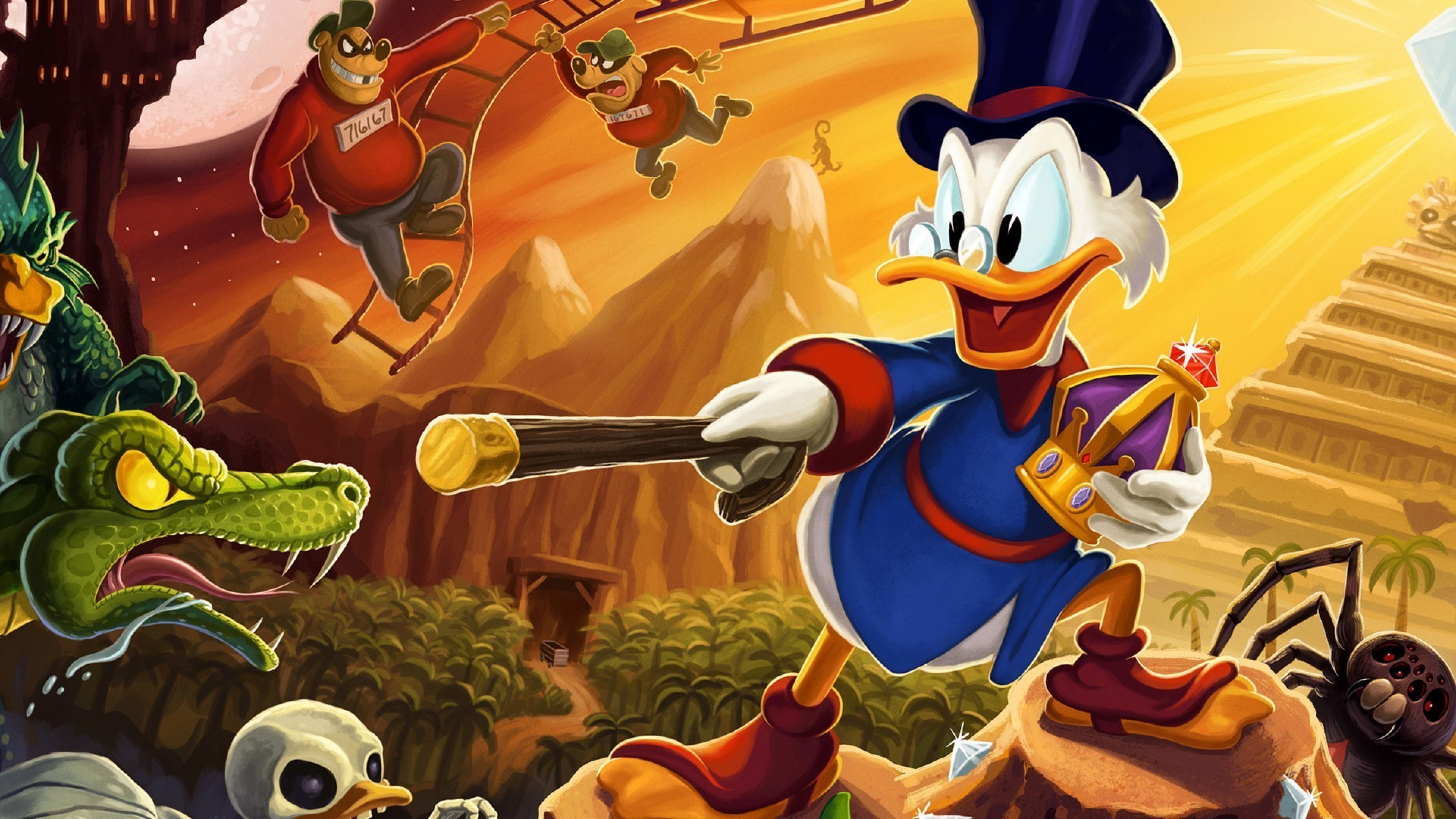 Wallpaper Ducktales Remastered, Duck, Scrooge Mcduck - Ducktales Remastered - HD Wallpaper 