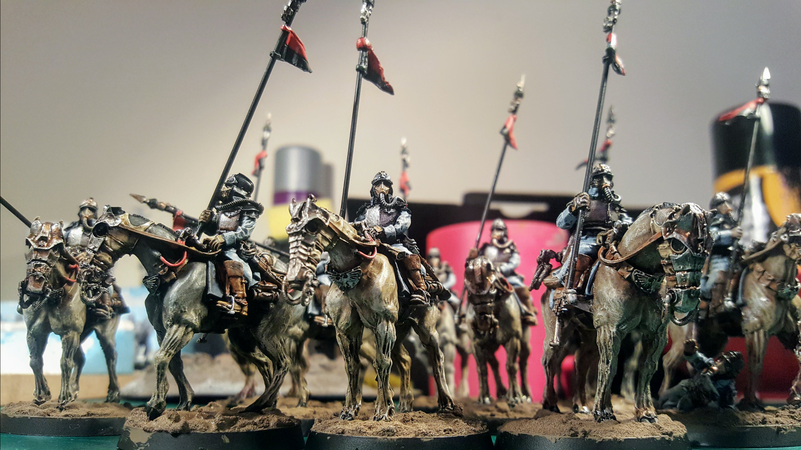 Death Korps Of Krieg Death Riders Lances - HD Wallpaper 