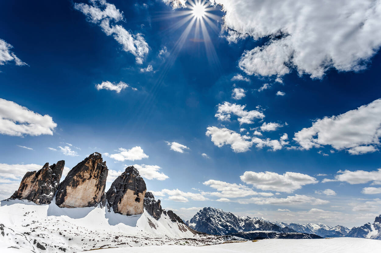 Architects Paper Photo Wallpaper Three Pinacles - Tre Cime Di Lavaredo - HD Wallpaper 