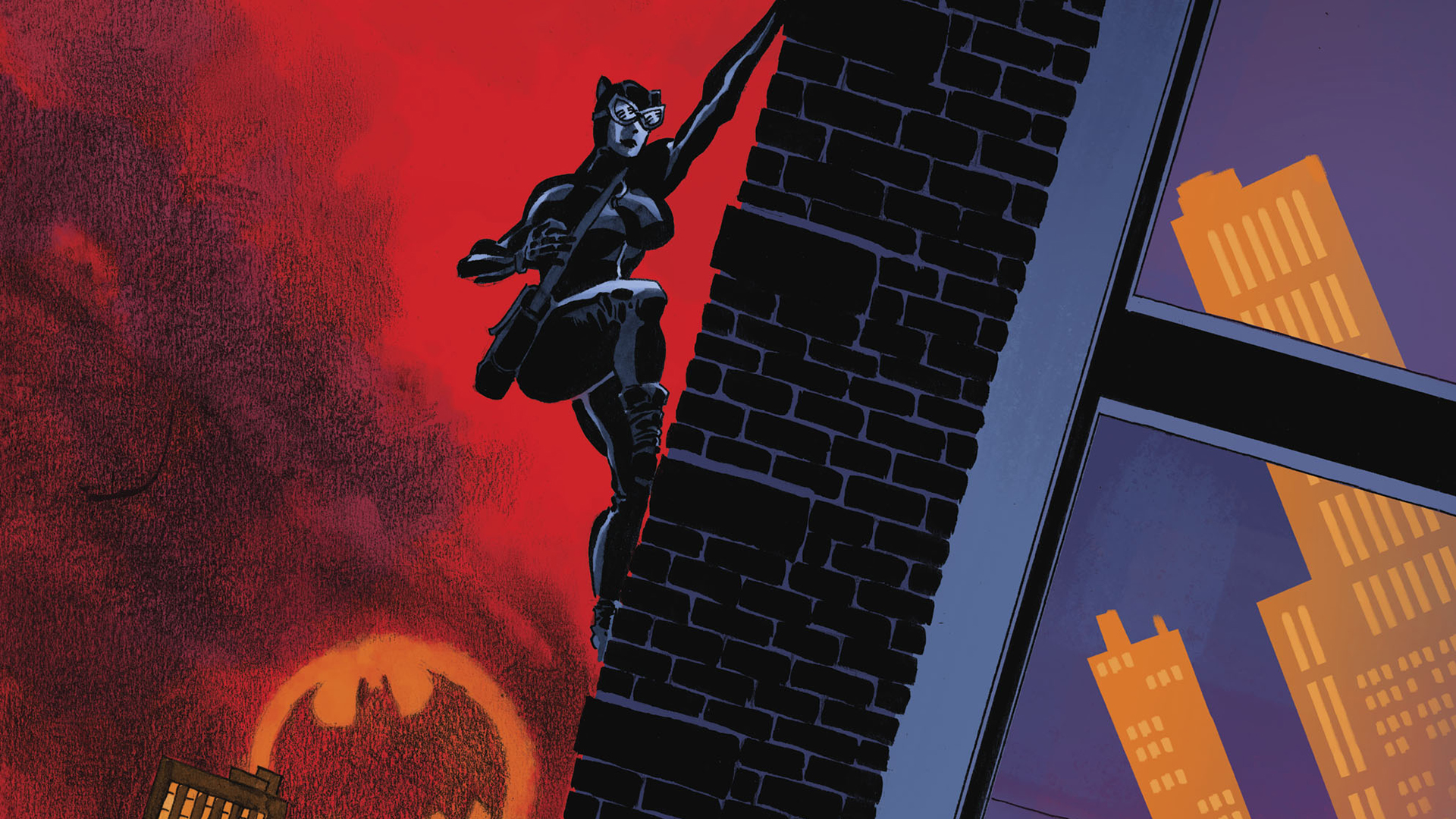 Detective Comics Tim Sale Cover Catwoman - HD Wallpaper 