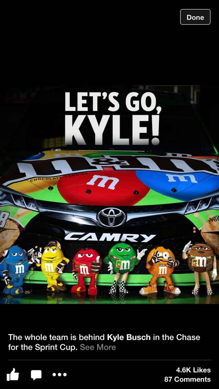 #vp78nll Kyle Busch Wallpaper For Pc - Kyle Busch M&m 2019 Chocolate Bar Car Toy - HD Wallpaper 