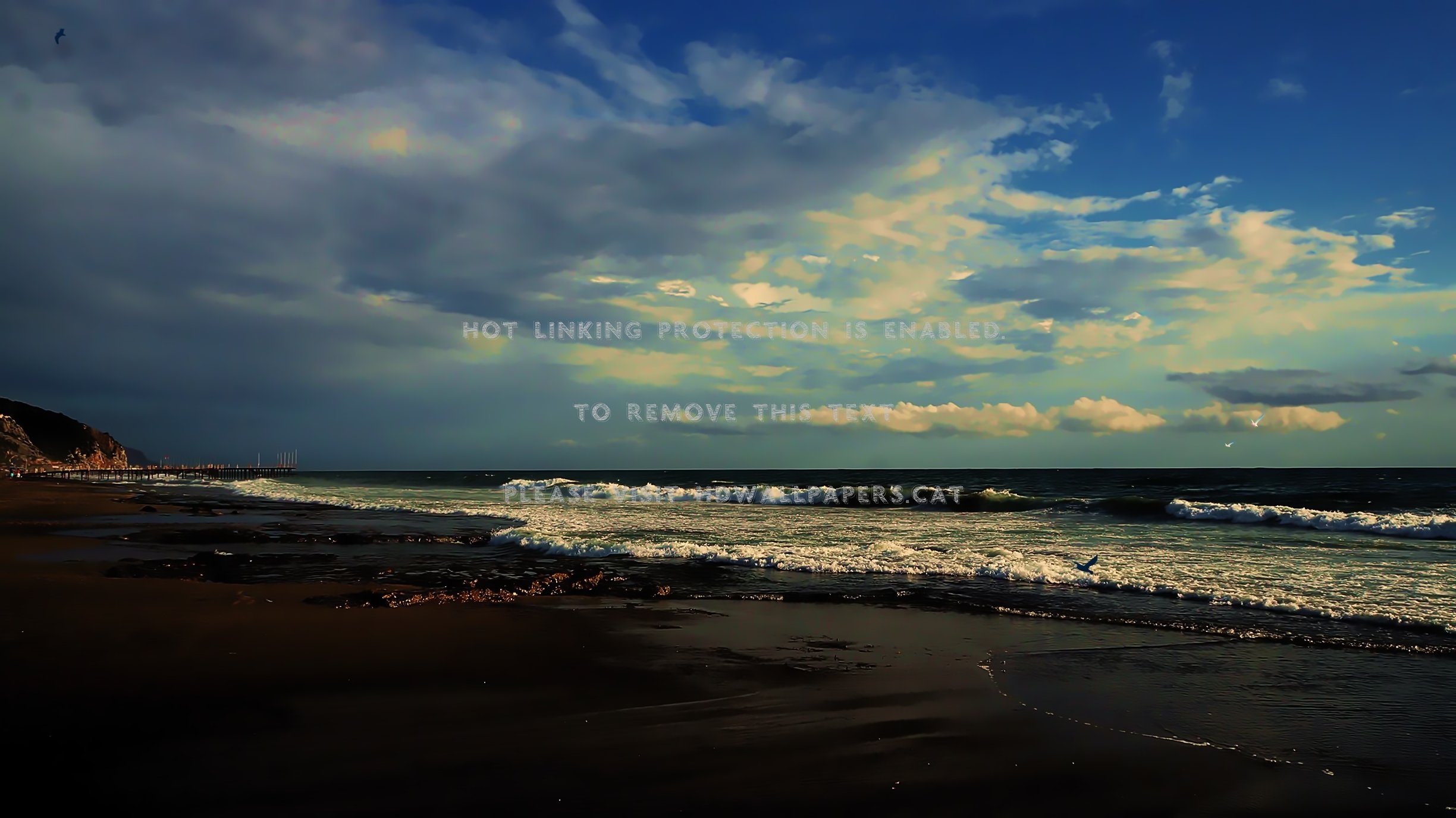 I M Not In Love Song Beach October Blue Sea - Beach Ridge - HD Wallpaper 