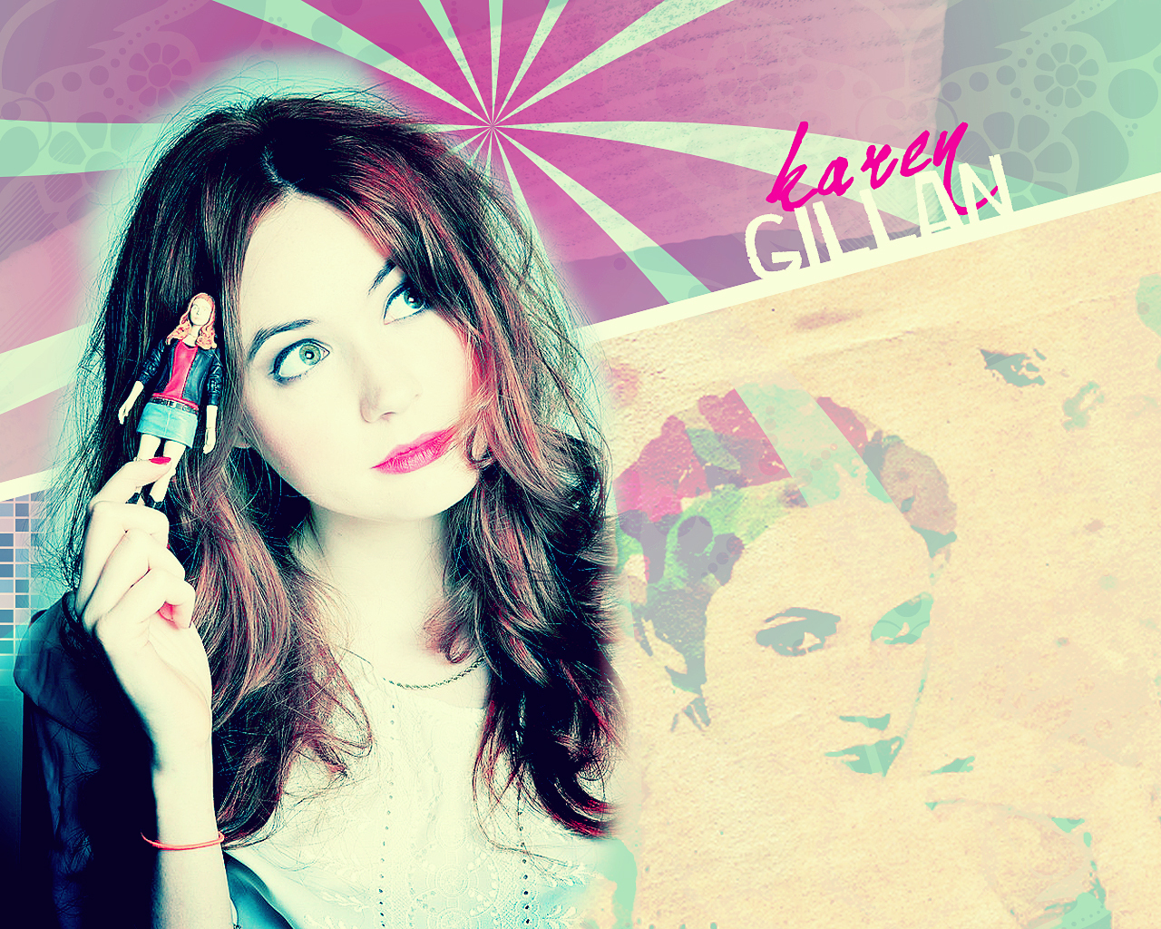 Karen Gillan - Karen Gillan Action Figure - HD Wallpaper 