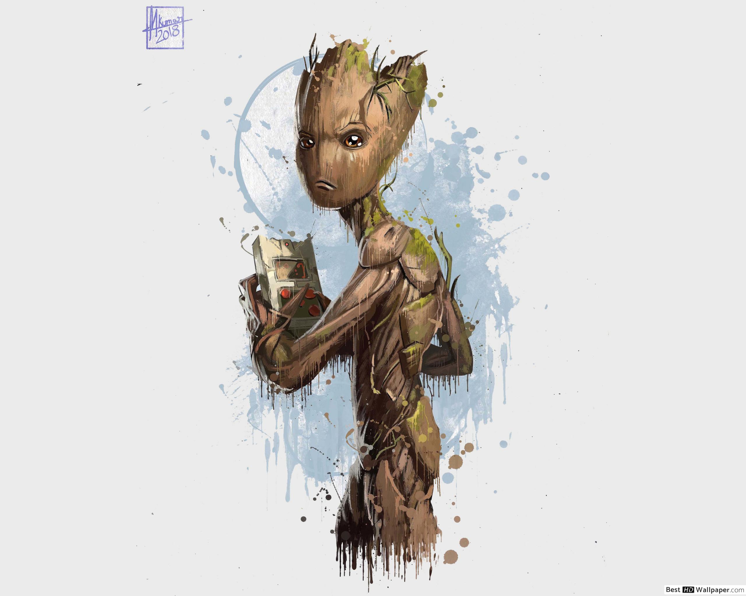 Mayank Kumar Marvel Groot - HD Wallpaper 