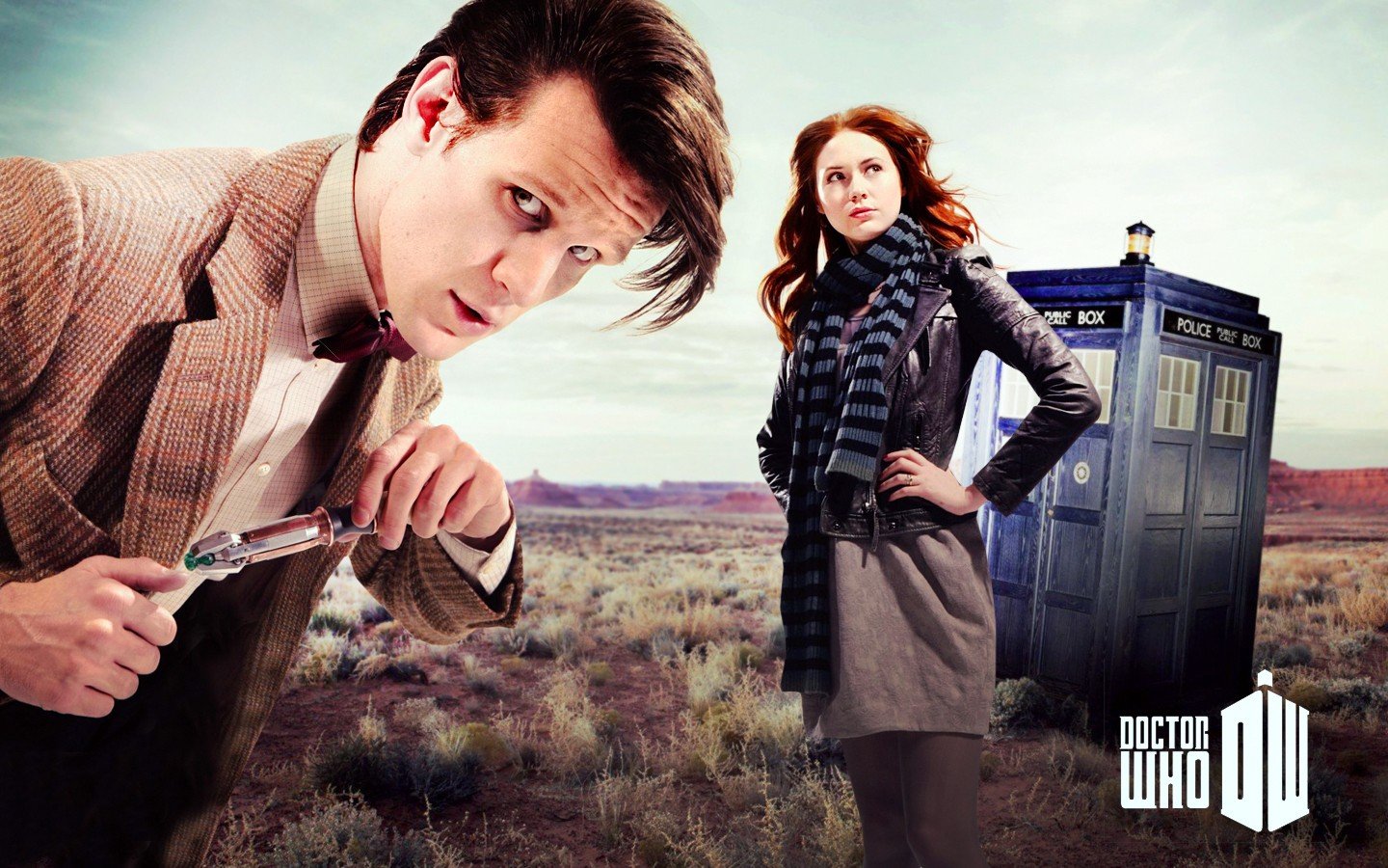 11th Doctor And Amy Pond - HD Wallpaper 
