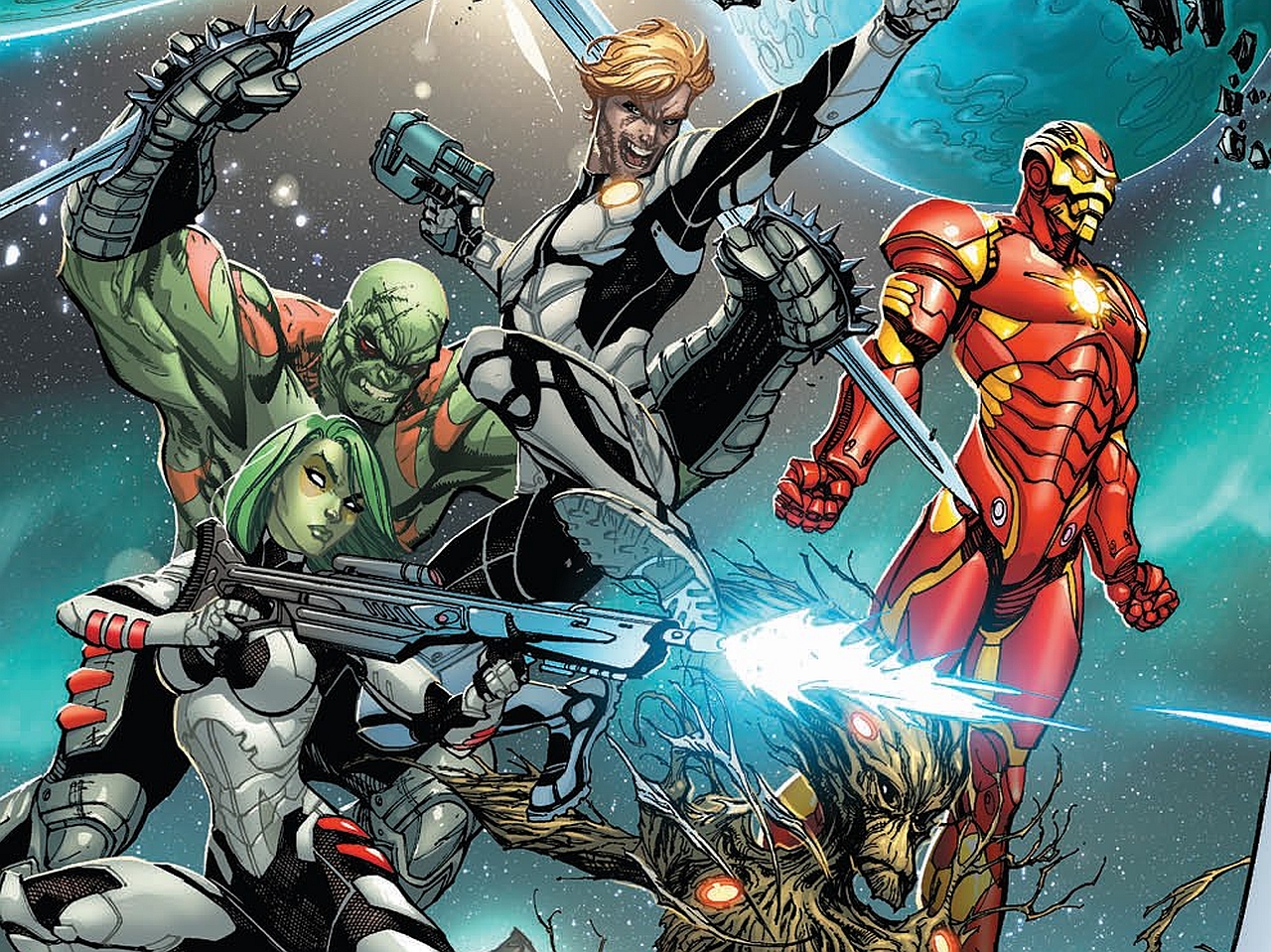 Marvel Comics Guardians Of The Galaxy 2013 - HD Wallpaper 