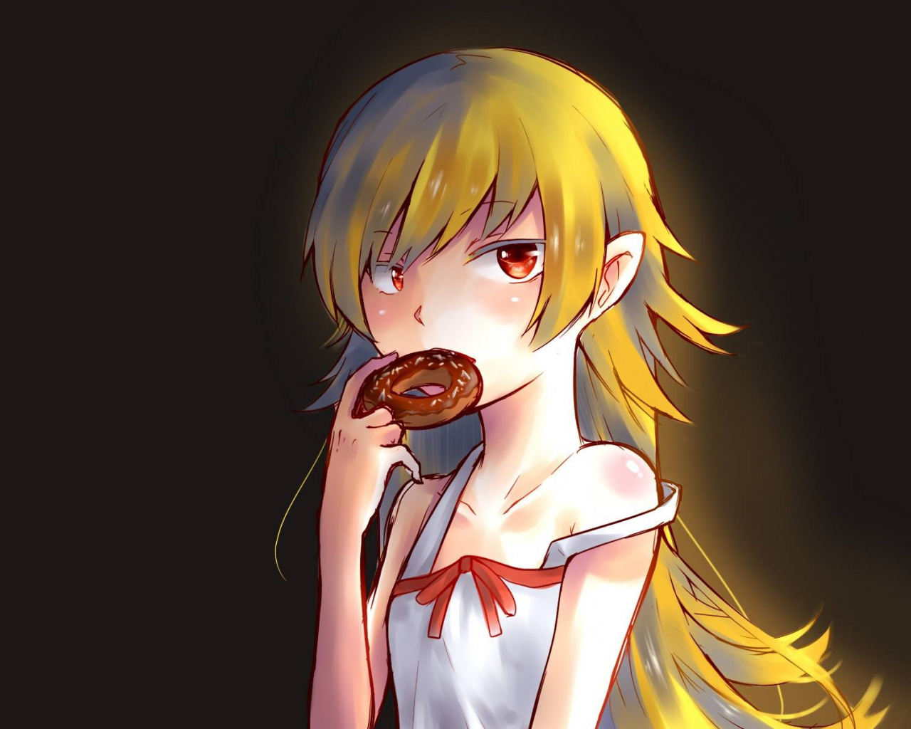 Shinobu Oshino - HD Wallpaper 