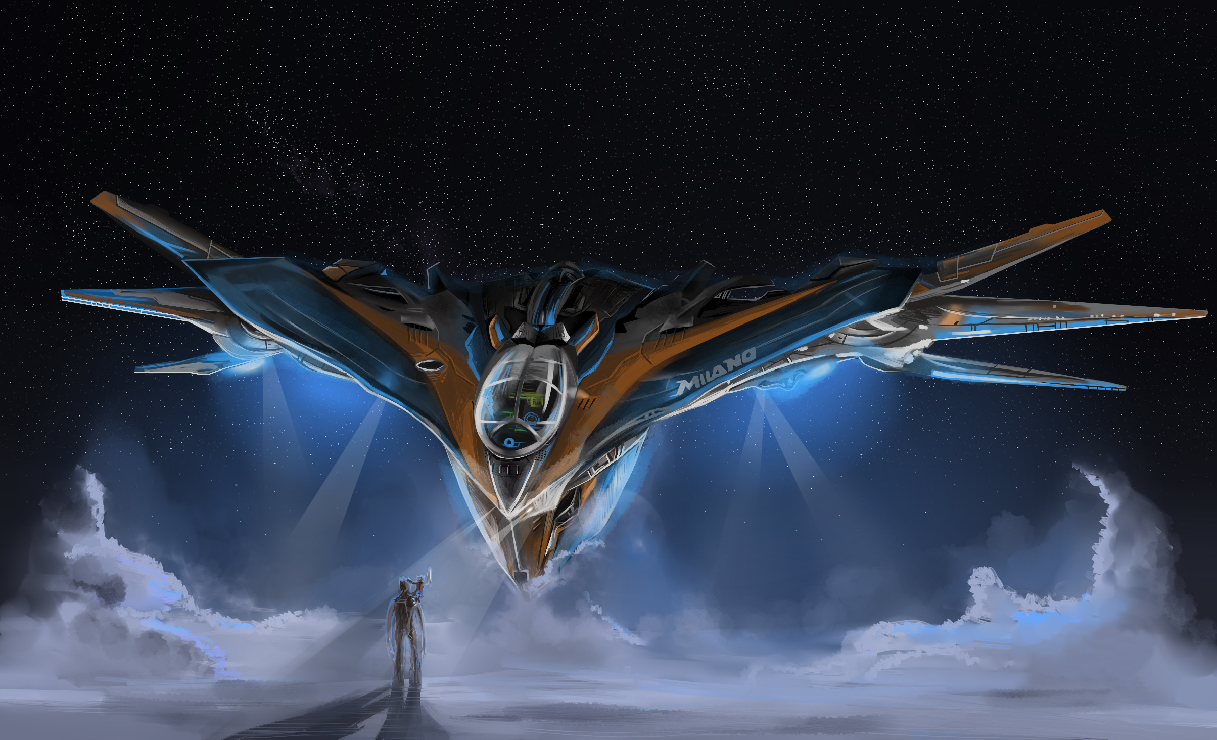 Spaceship From Guardians Of The Galaxy - HD Wallpaper 