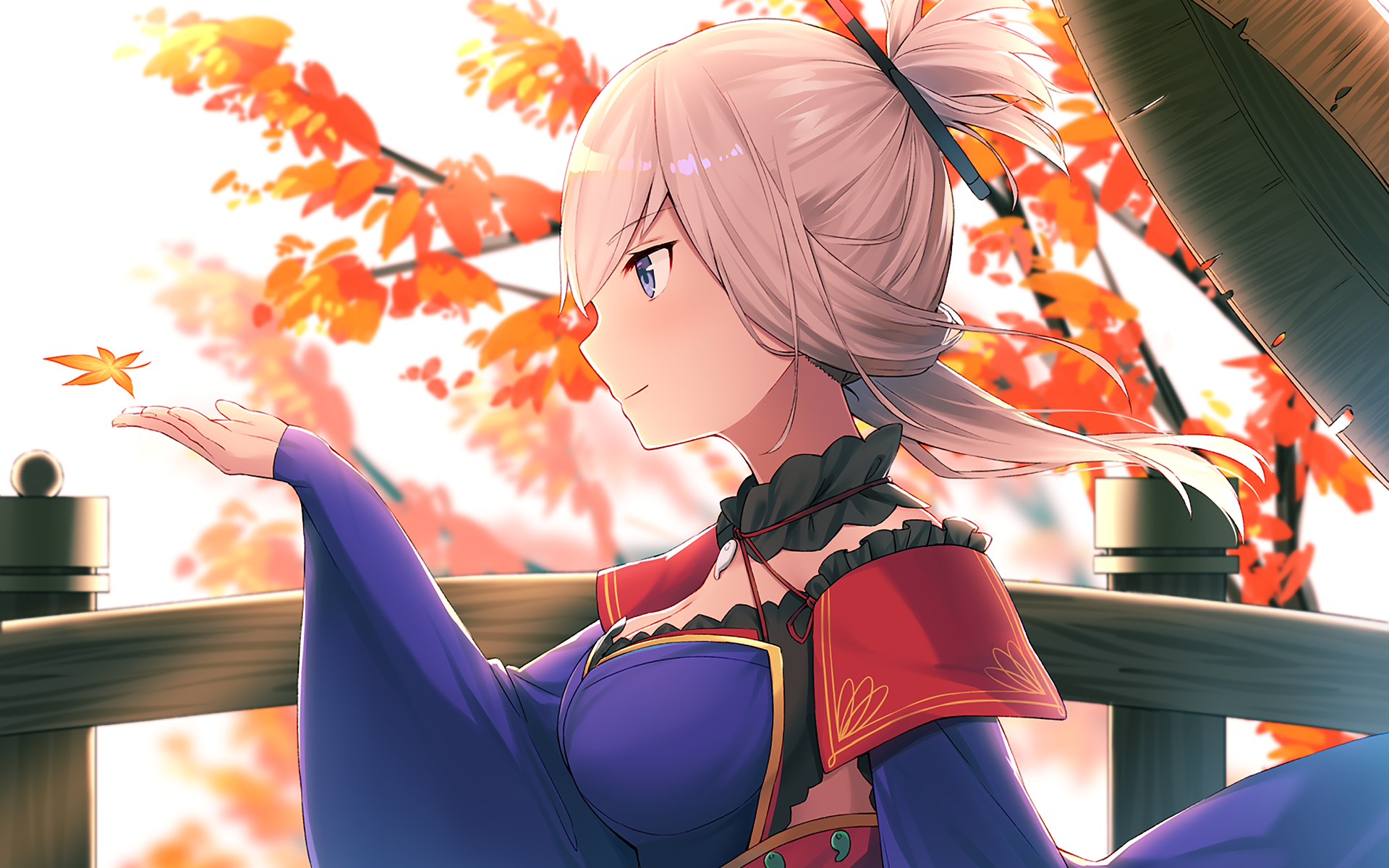 Saber, Miyamoto Musashi, Manga, Fate Grand Order, Type-moon - Saber Miyamoto Musashi Fate - HD Wallpaper 