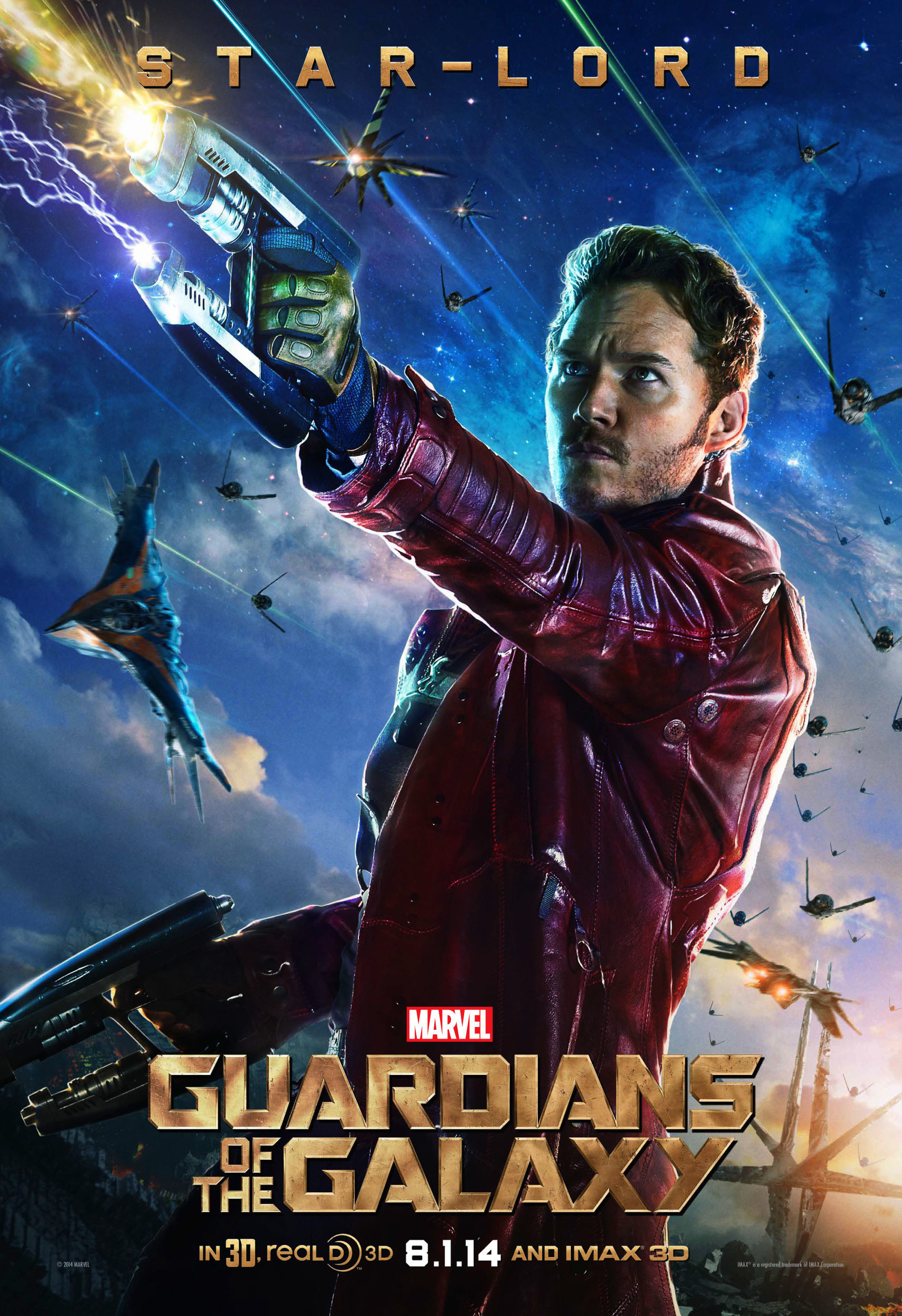 Guardians Of The Galaxy Poster Star Lord 
 Data Src - Guardians Of The Galaxy Character Posters - HD Wallpaper 